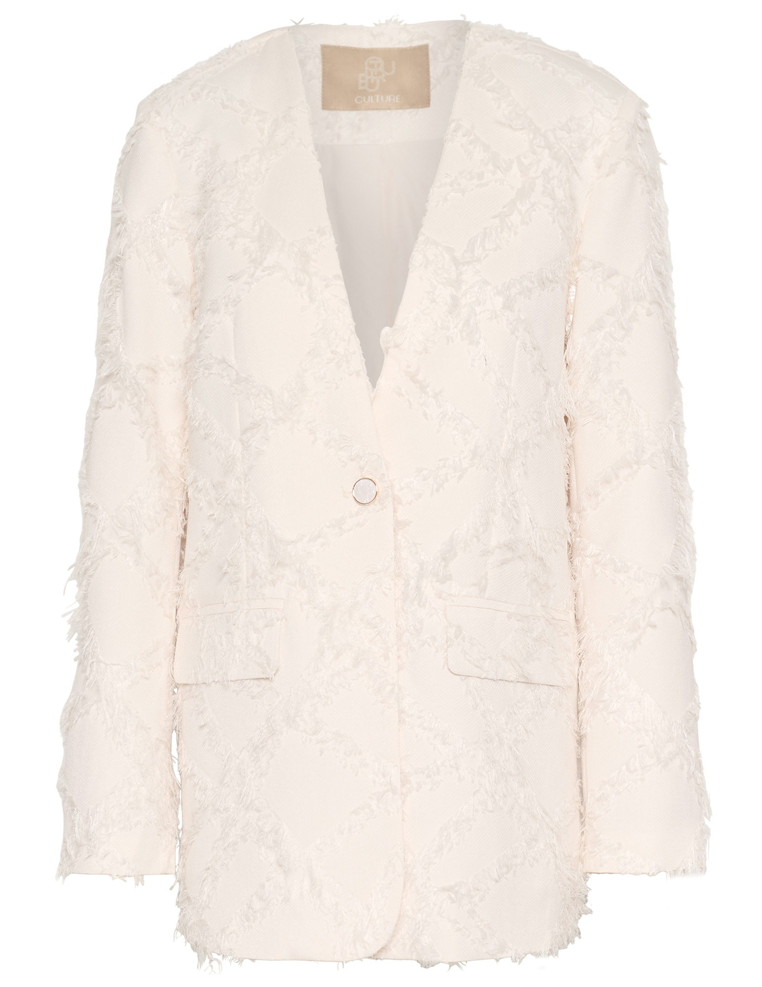 Culture Blazer hairy 50112473 Wolwit-ecru