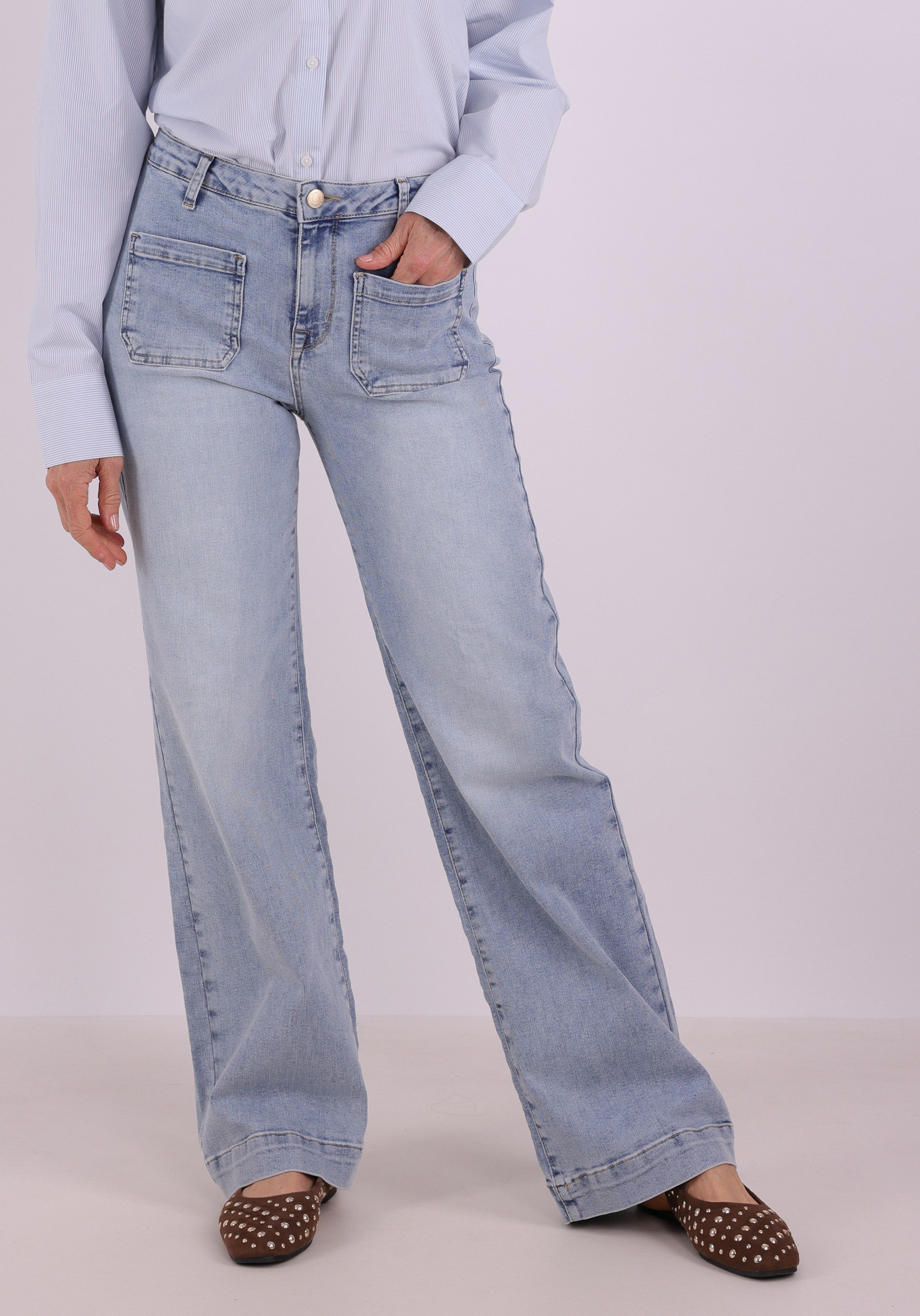 Tramontana Jeans Straight B01-19-101 Licht blauw