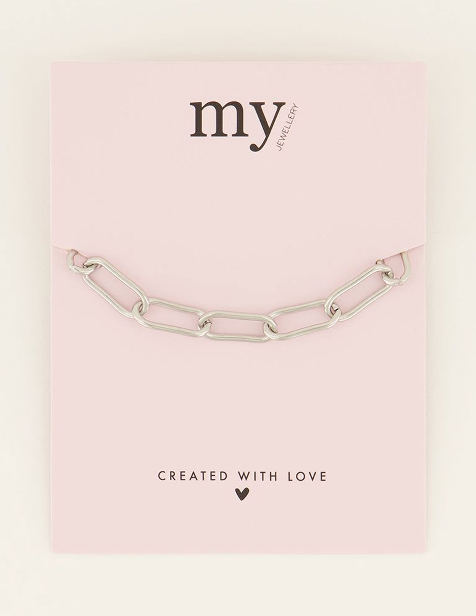 My Jewellery Armband schakels MJ07940 Zilver