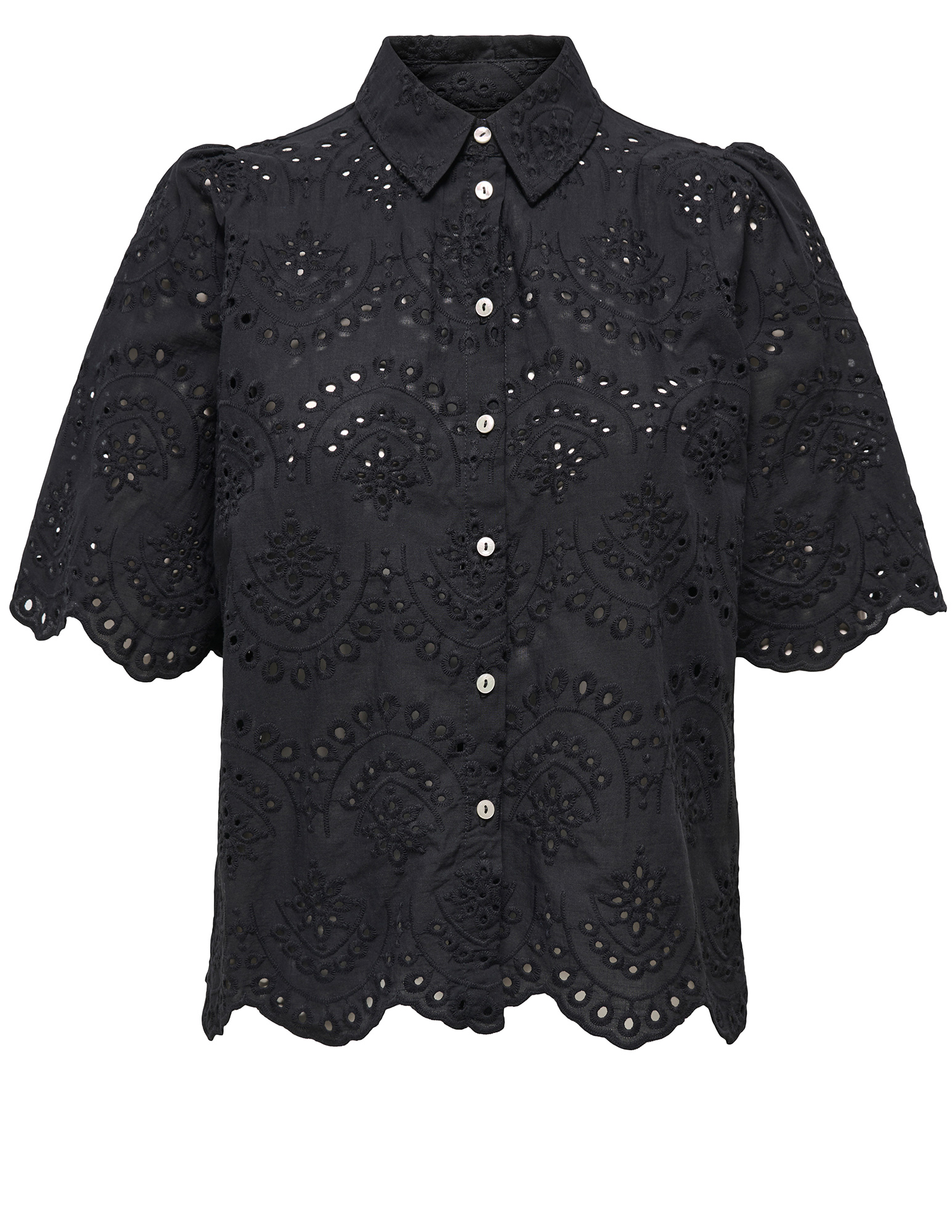 Only Blouse Valais 15351106 Zwart