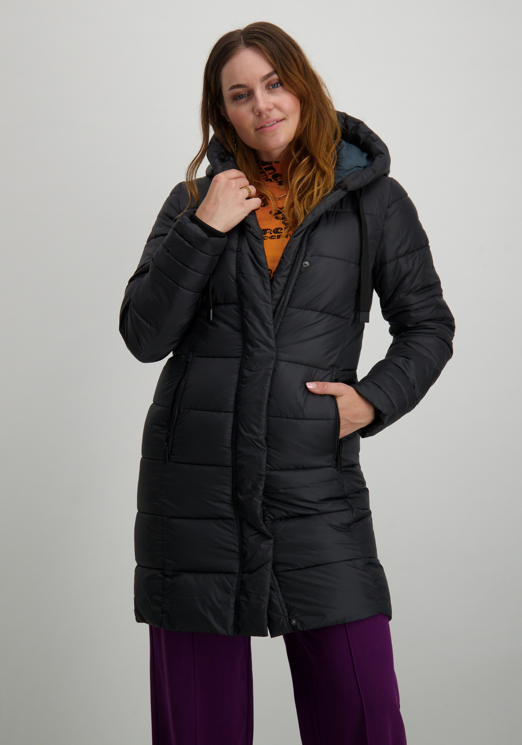 Covered Winterjas Victoria L60242 Antraciet