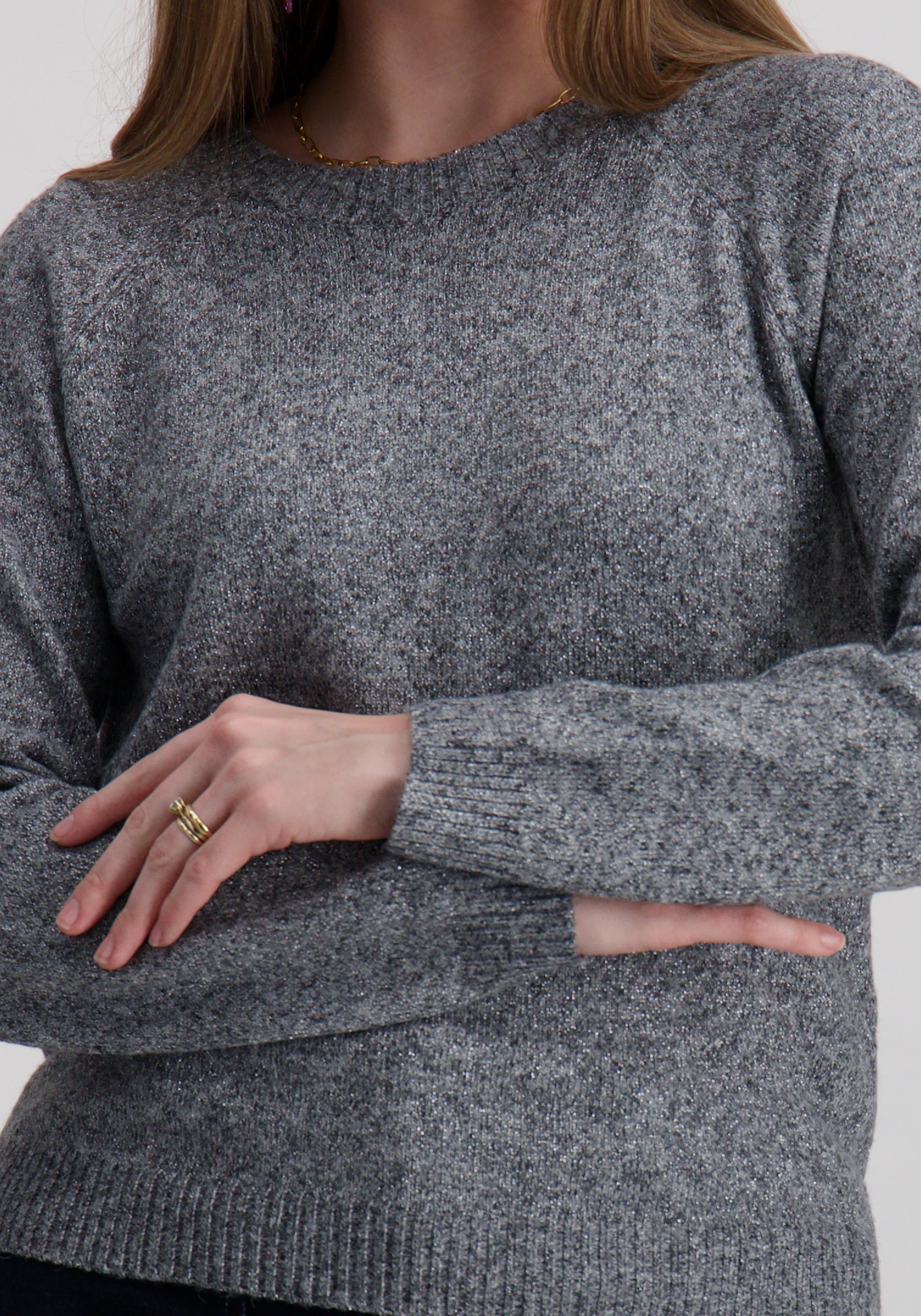 Vero moda Trui Doffyshine 10221006 Zilver