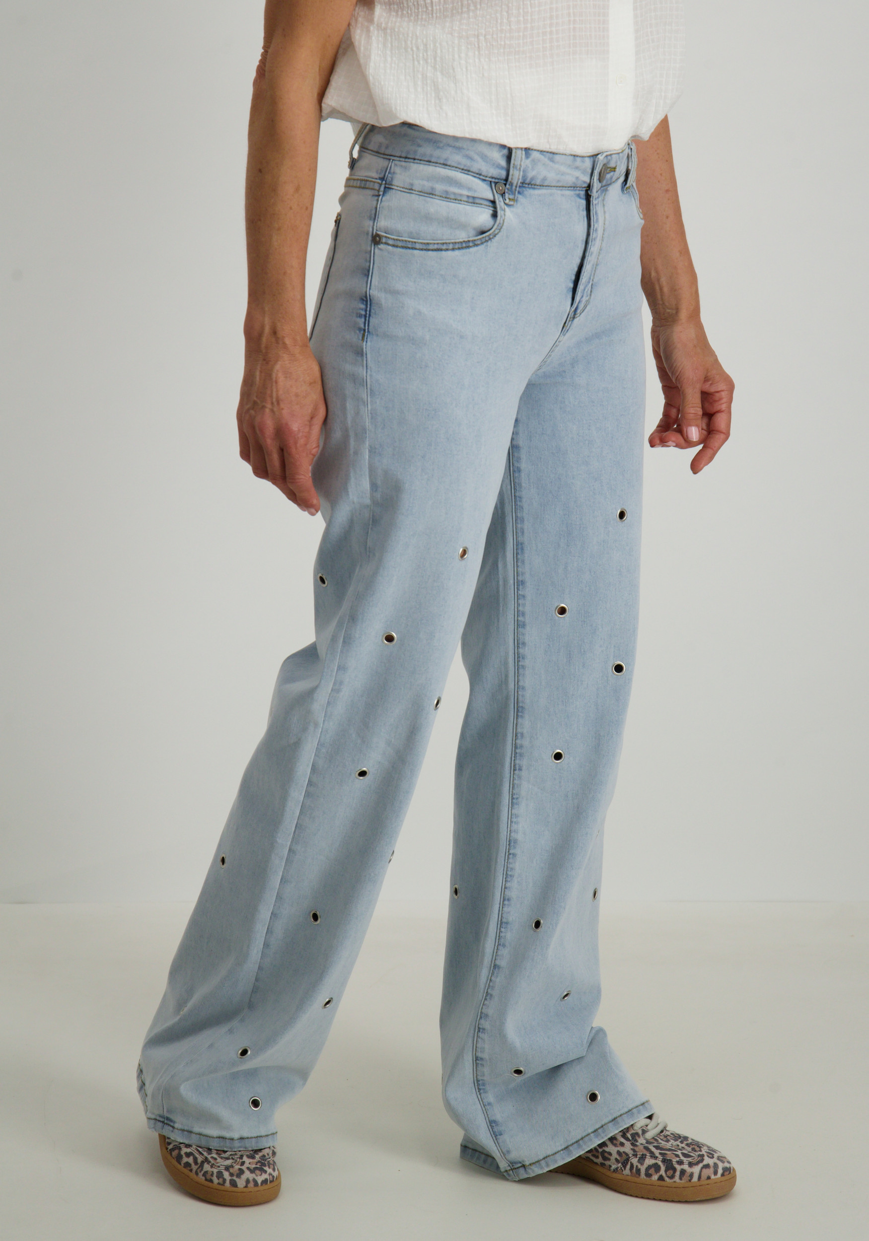 Tramontana Jeans Eyelet C09-16-101 Licht blauw