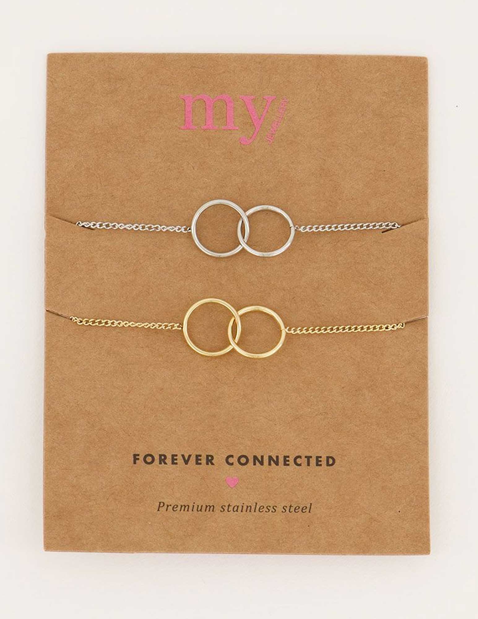 My Jewellery Forever connected armbanden set MJ05003 Multi