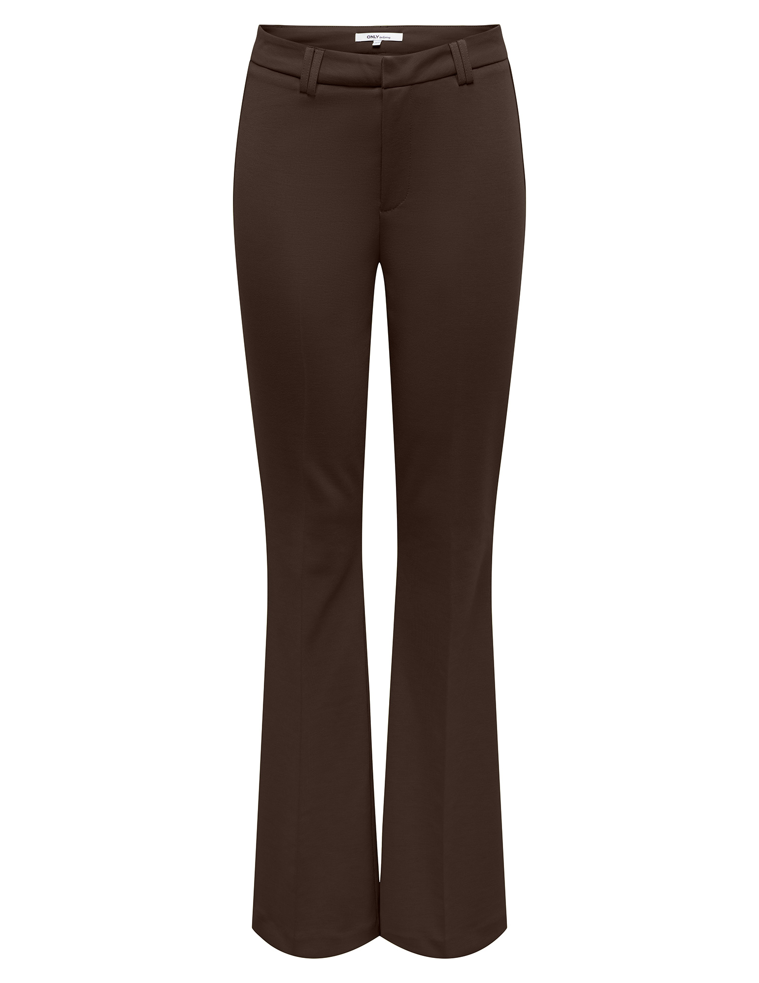 ONLY Flared broek Peach 15298660 Donker bruin