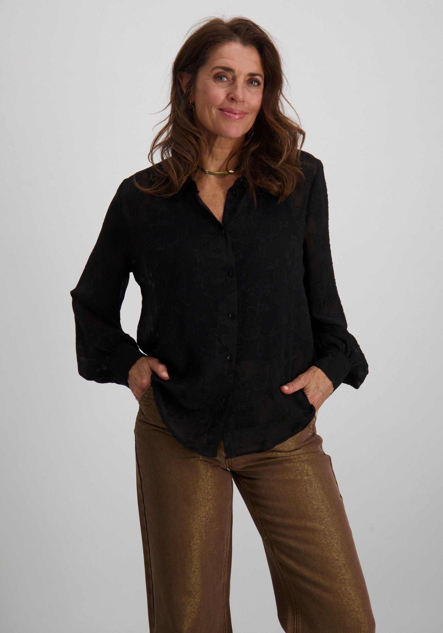 Only Blouse Doreen 15360454 Zwart