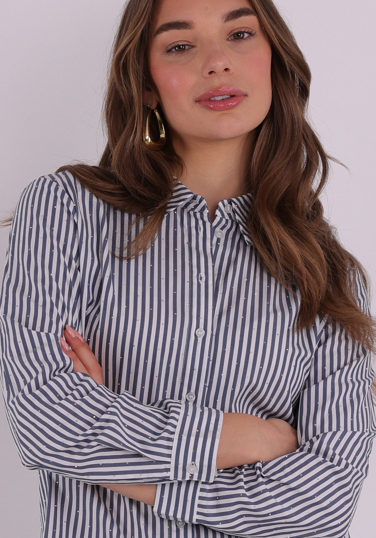 Vero moda Blouse Inge 10321807 Blauw