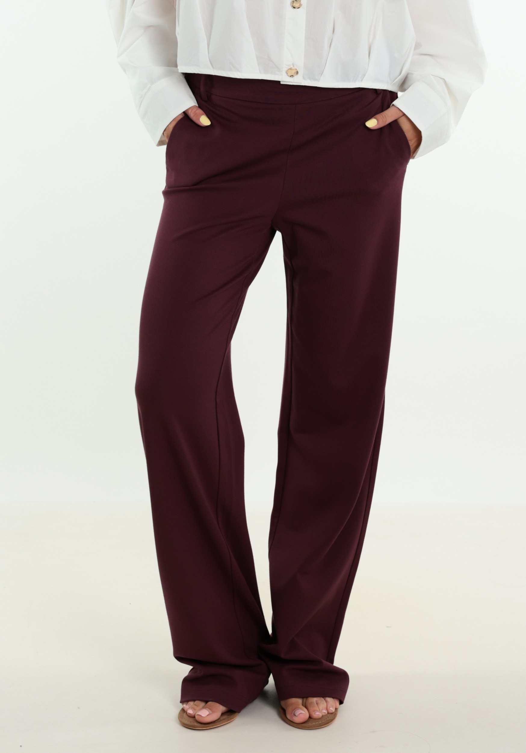 ONLY Broek Poptrash 15341829 Bordeaux