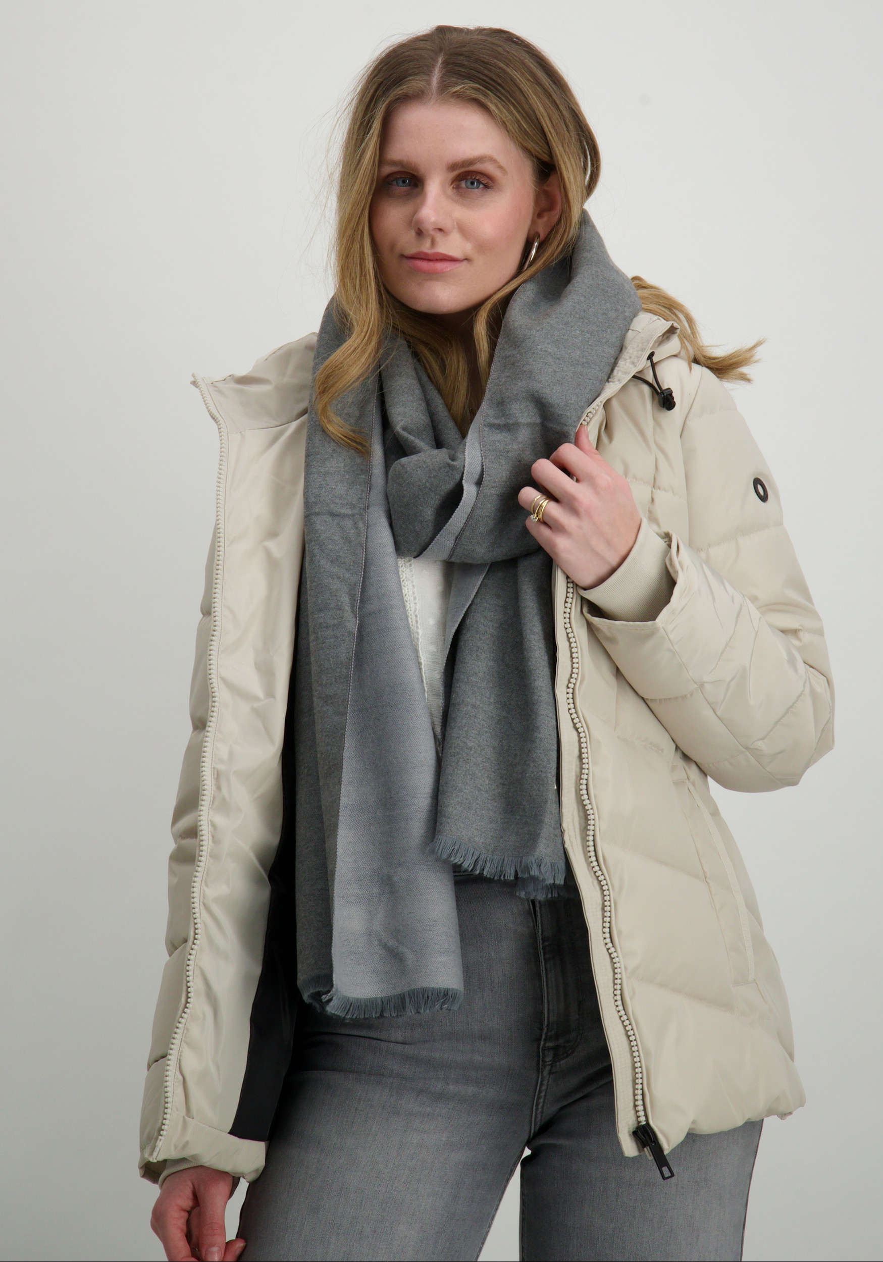 Revelz Sjaal Elegance Grijs