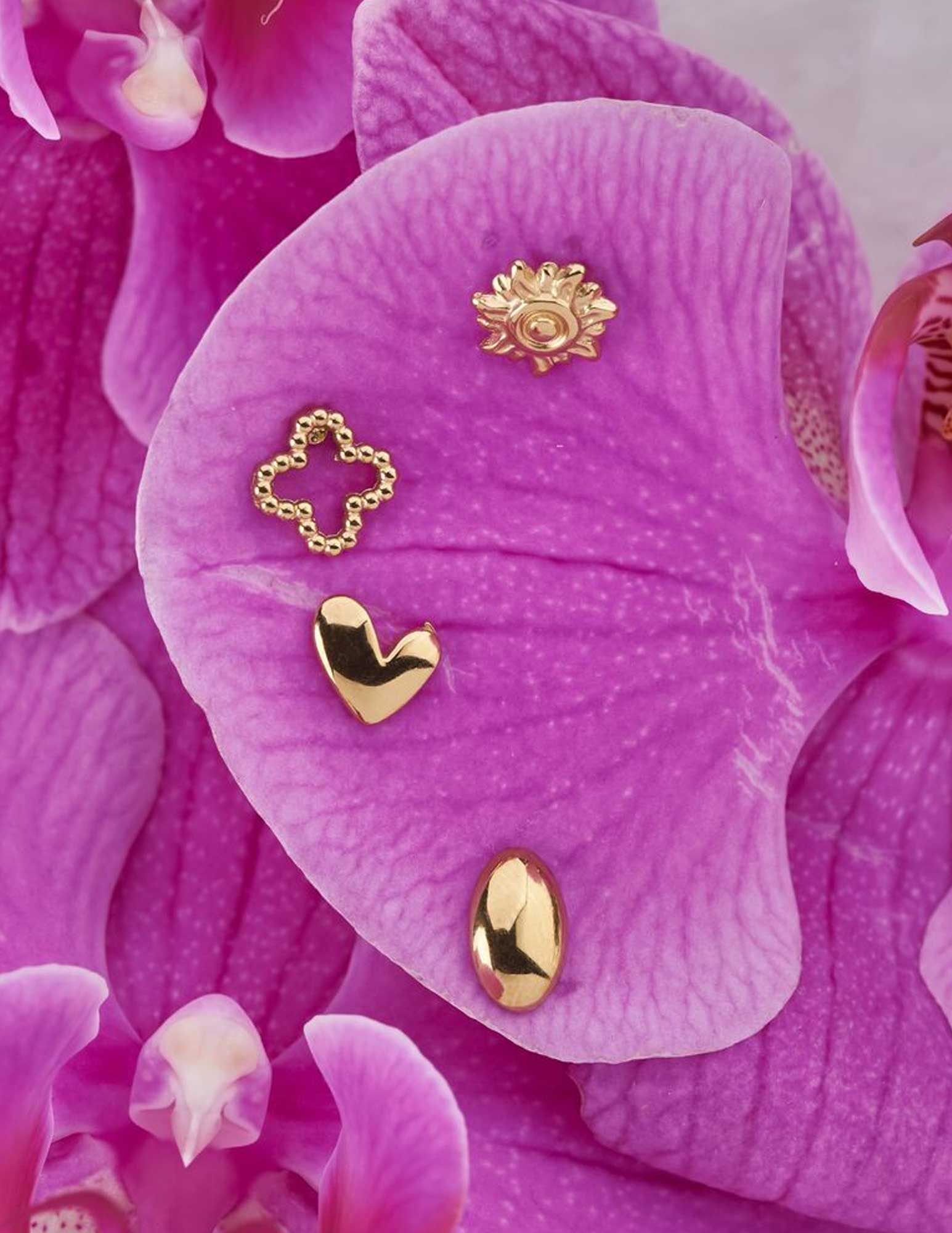 My Jewellery Stud klaver MJ10320 Goud