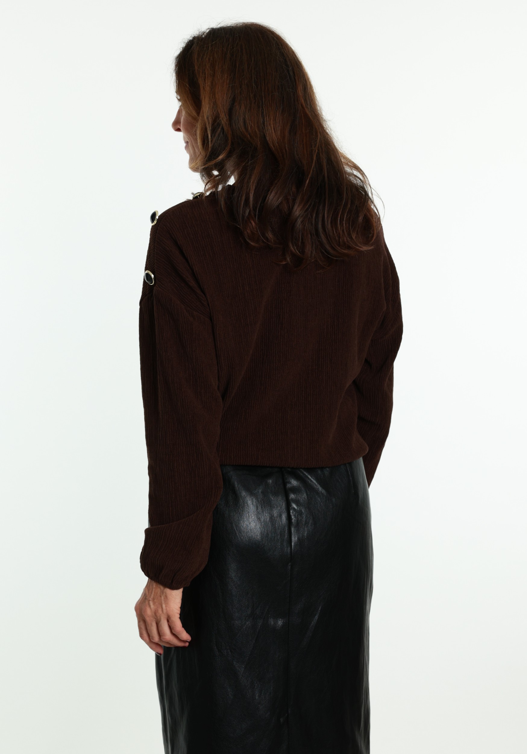 Tramontana Sweater Dropped C49-21-601 Bruin