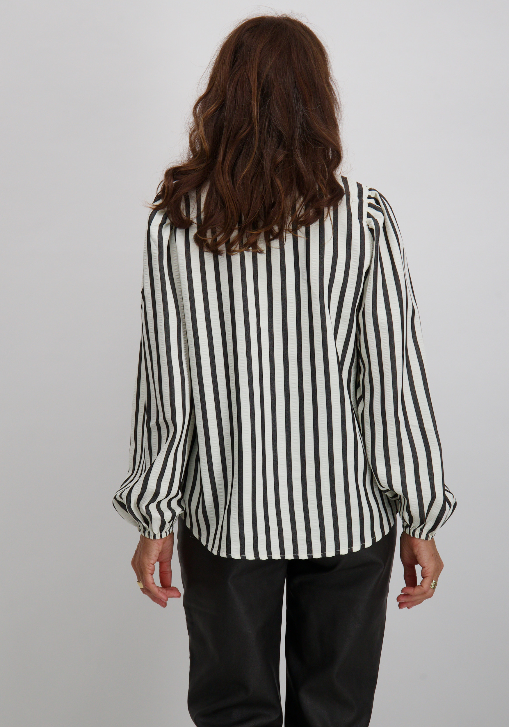 FREE|QUENT Blouse Noto 204913 Zwart/Wit