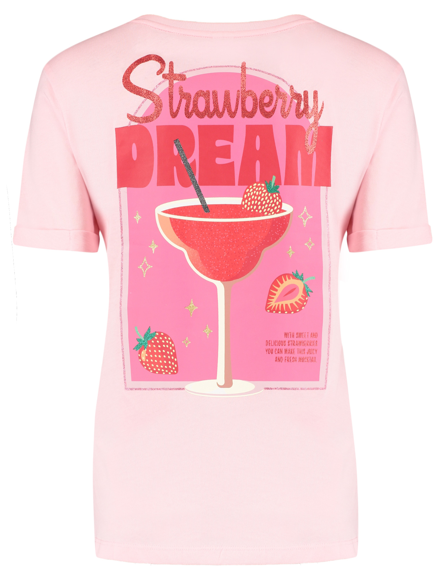 Only T-shirt Kita 15291465 Licht rose