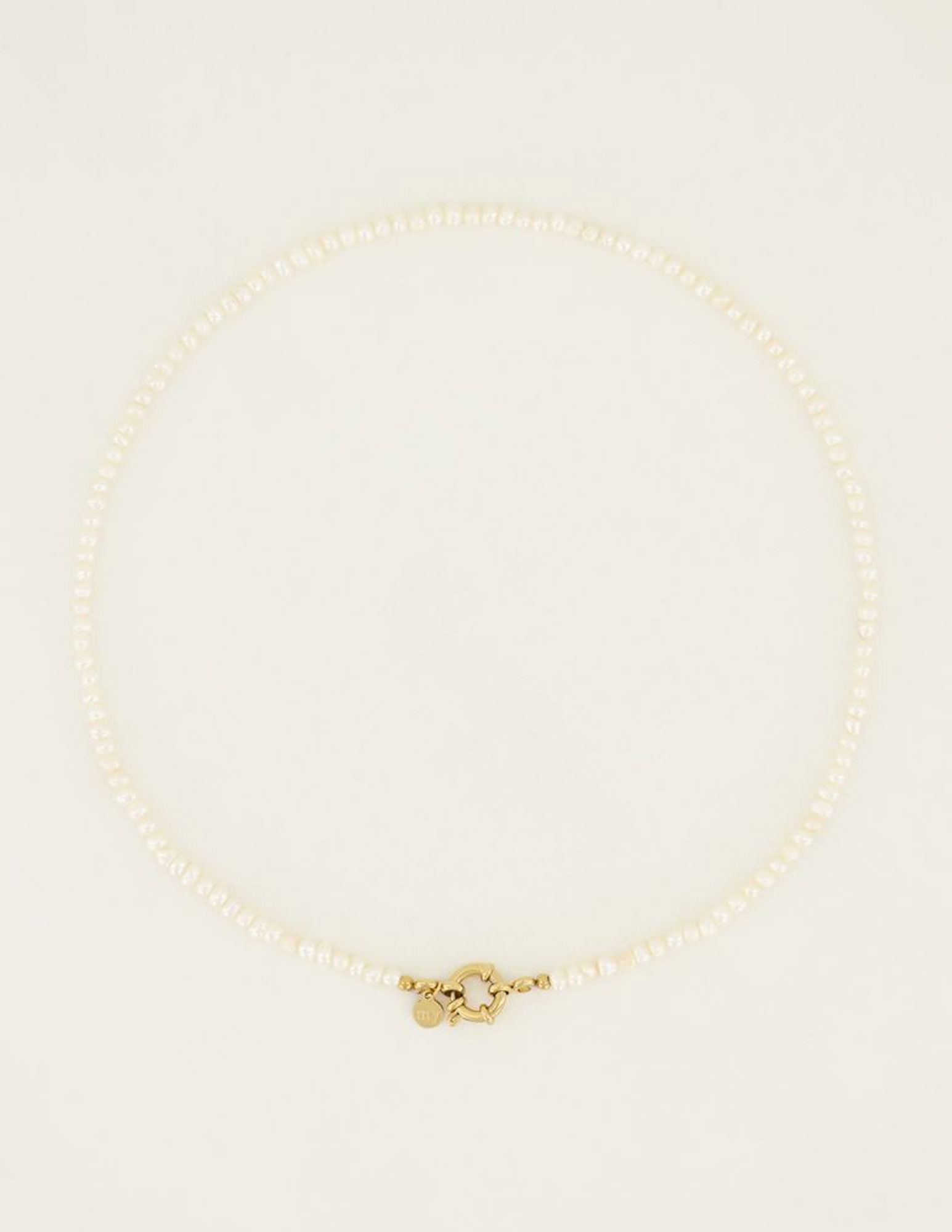 My Jewellery Parelketting met slotje MJ04935 Goud