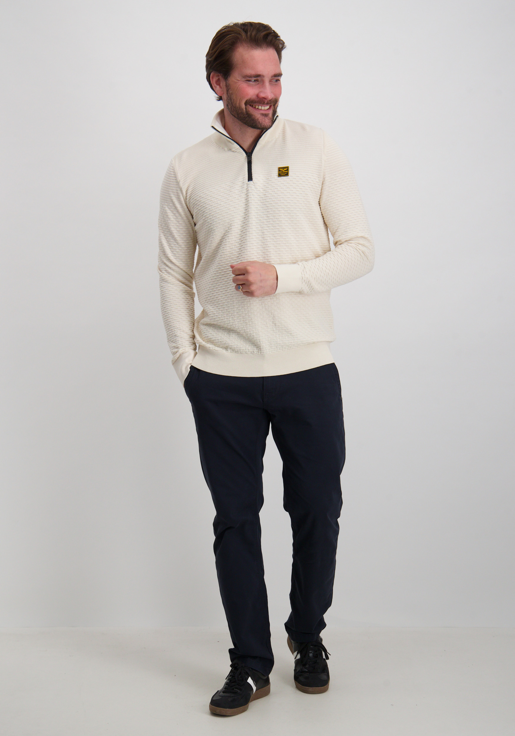 PME Legend Trui PKW2510301 Ecru