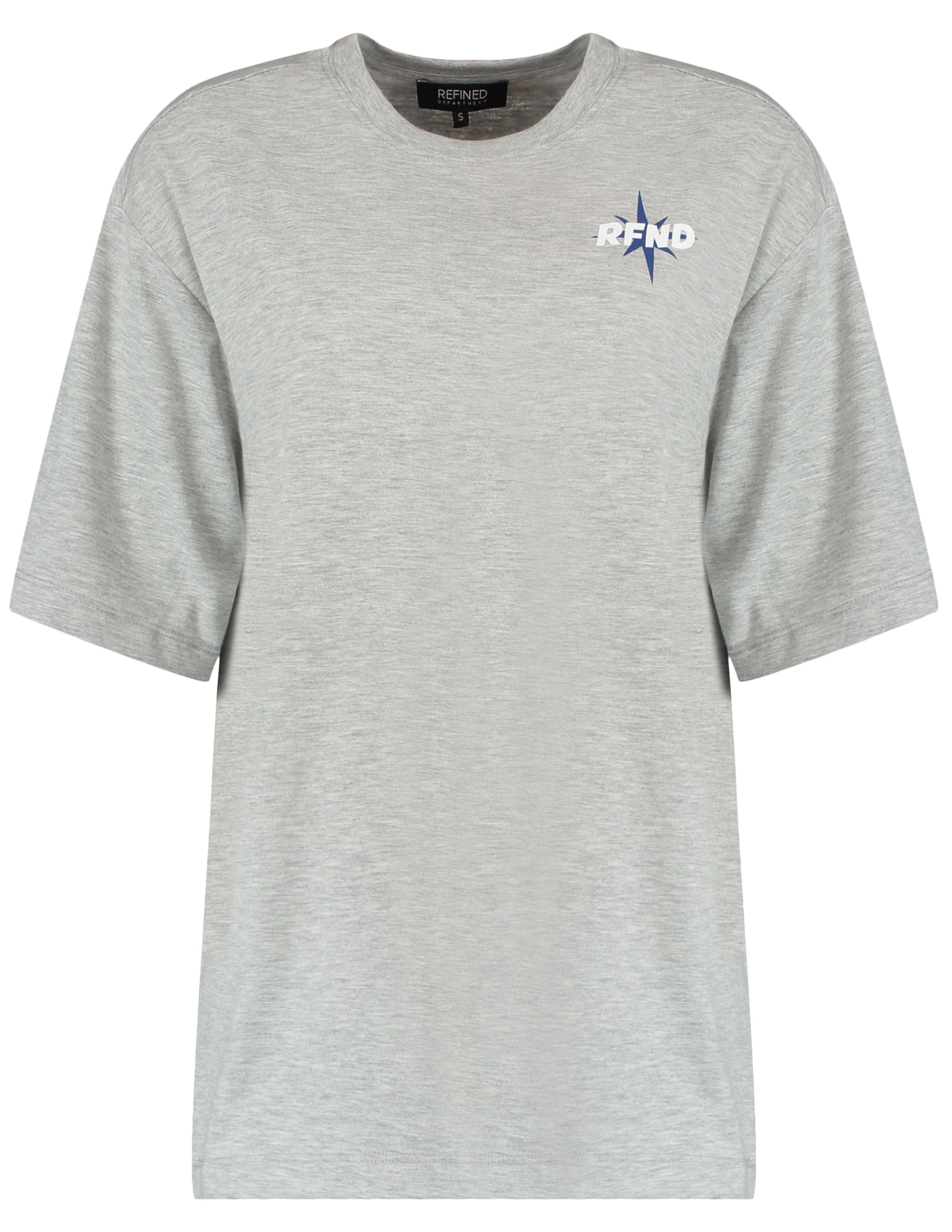 Refined Department T-shirt Maggy R2508713732 Grijs