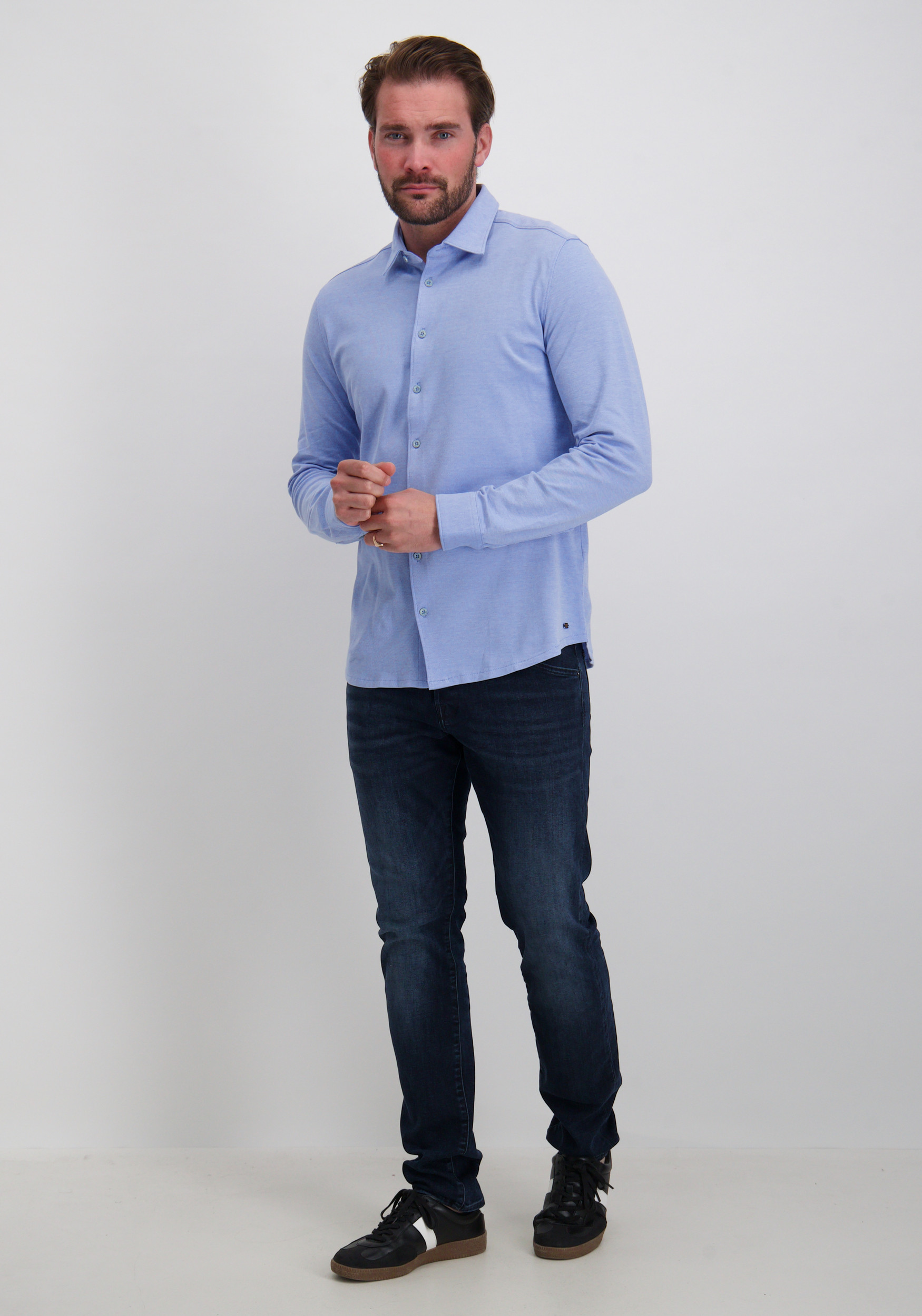 No Excess Overhemd N4186 Kobalt