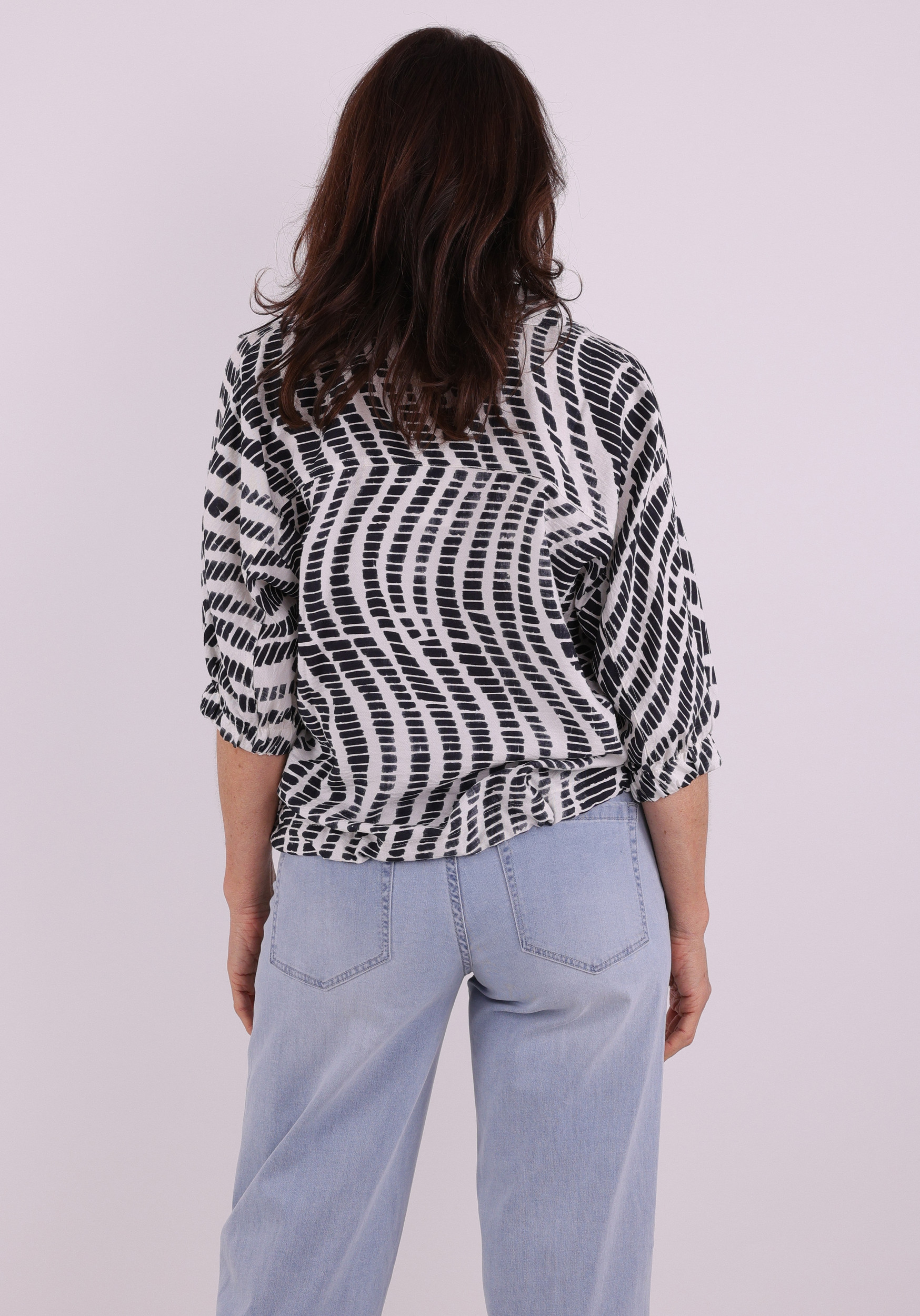 Zoso Blouse 261Edith Donker blauw