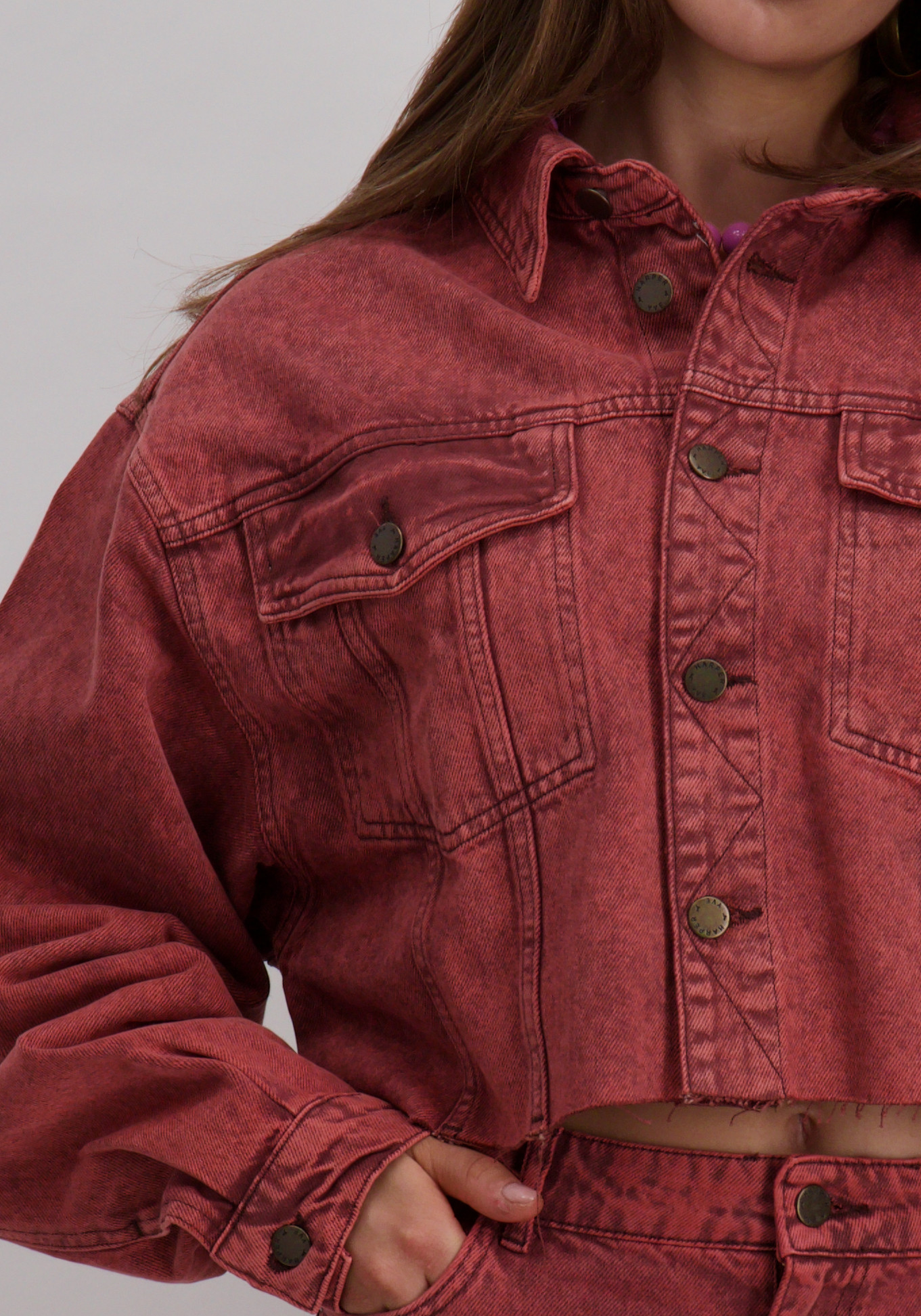 Harper & Yve Jacket Willow AW25D201 Steenrood