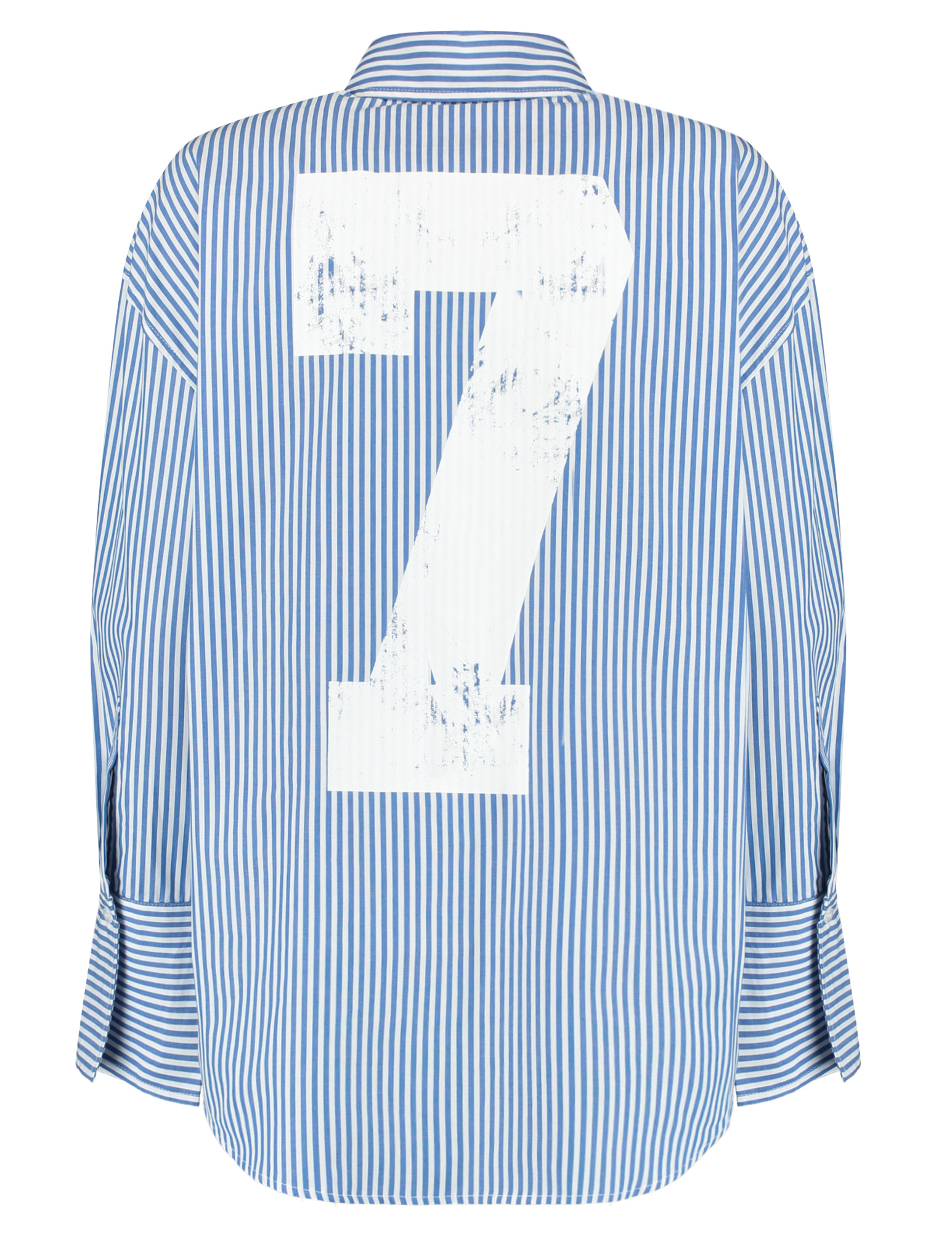 Colourful Rebel Blouse Talia Striped WB117601 Blauw