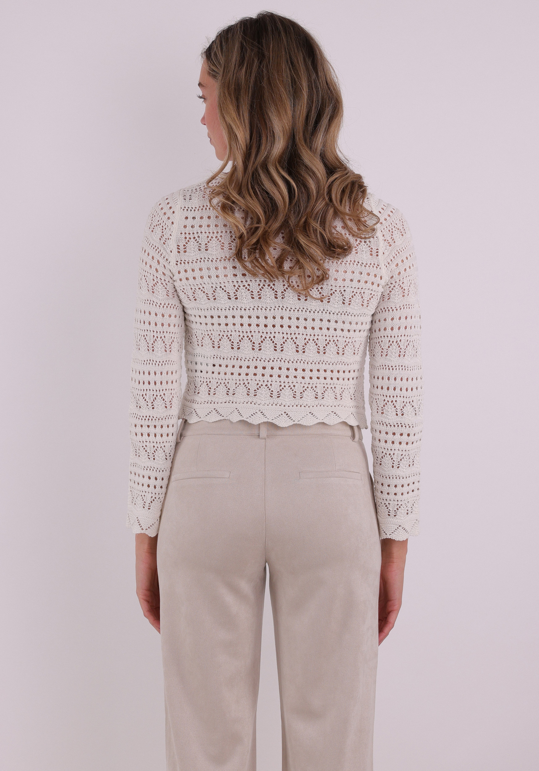 Only Trui Elke 15363049 Wolwit-ecru