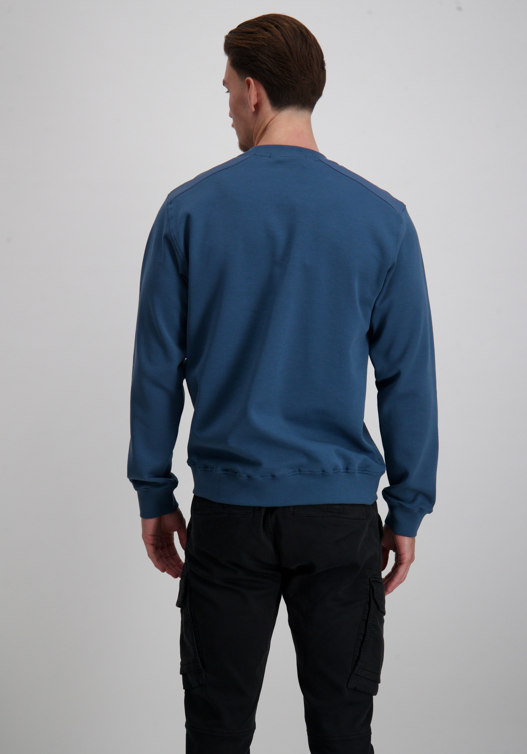 Malelions Sweater Pocket MM1-AW25-27 Blauw