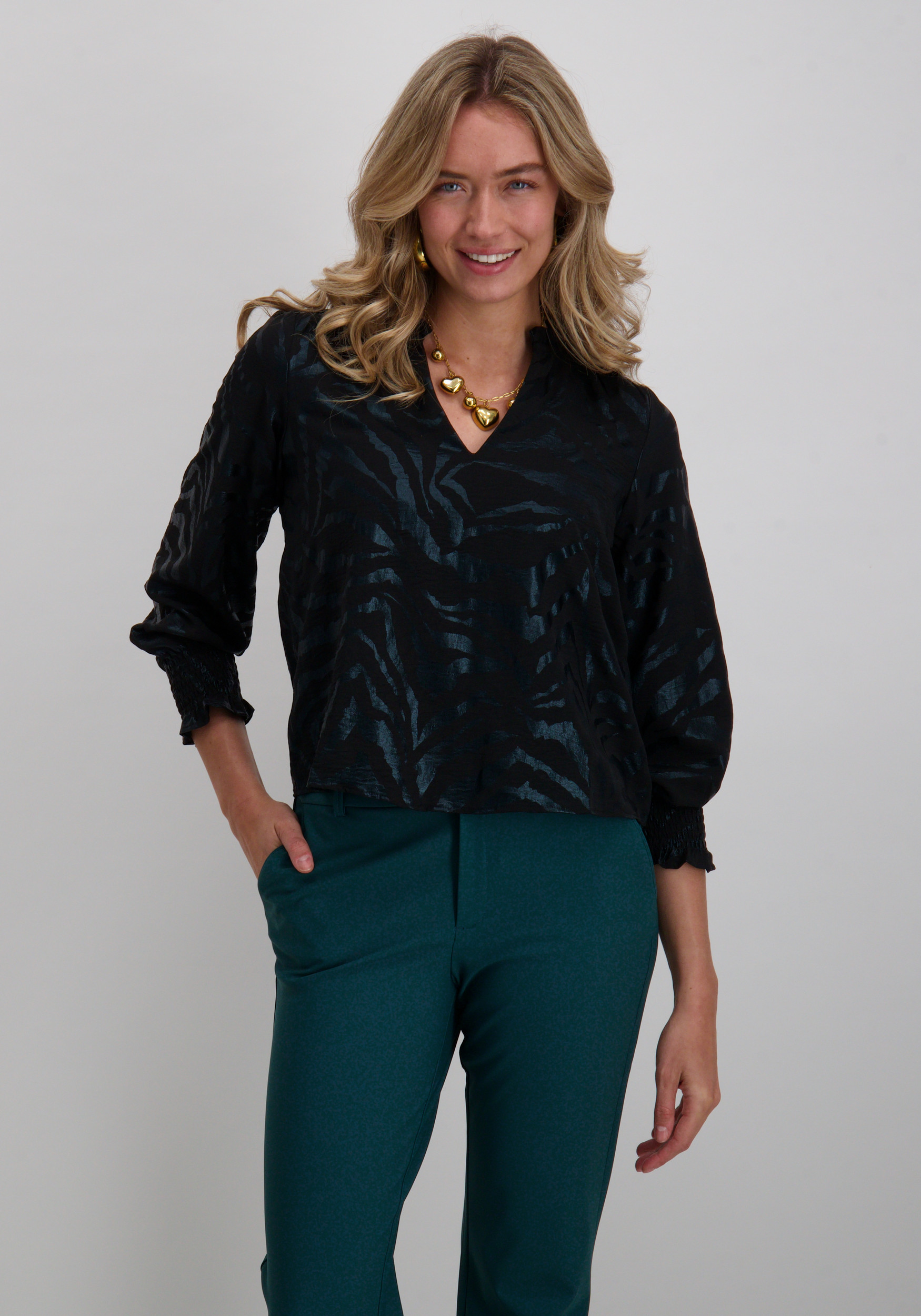 Vero moda Blouse Carla 10335240 Zwart