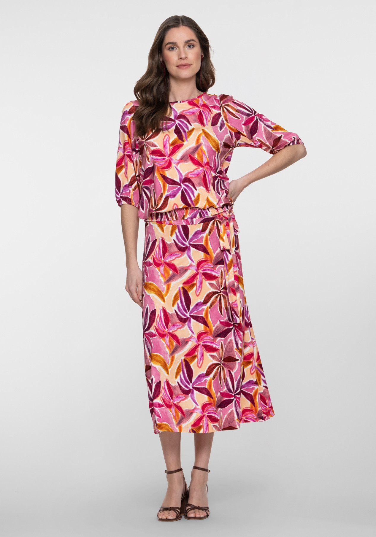 Geisha Lange rok 66070-60 JILL Paars