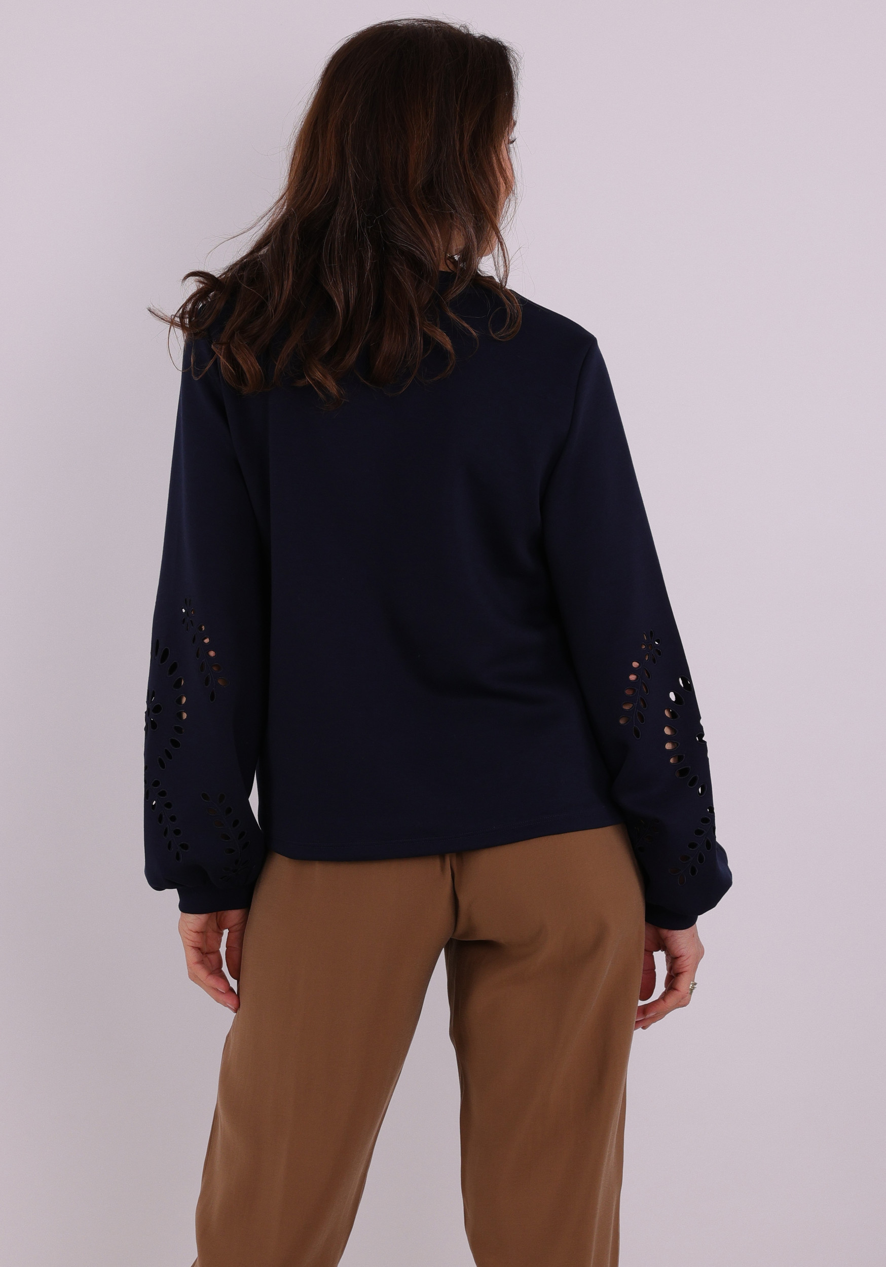 Vila Sweater Sandy 14114310 Donker blauw