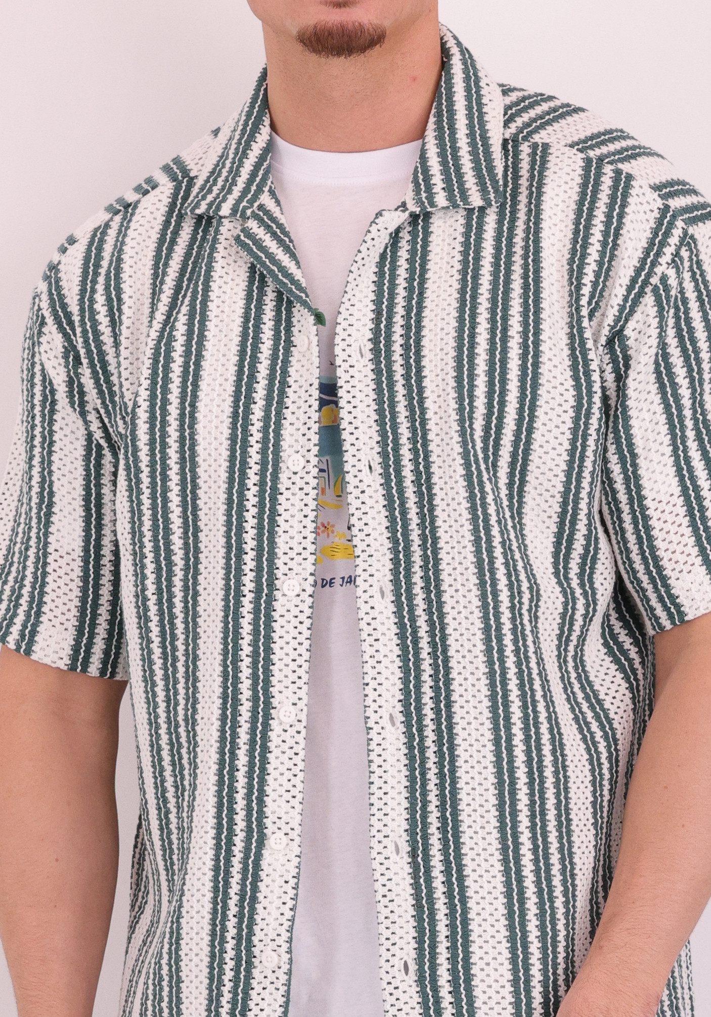 ONLY & SONS Overhemd Dani 22030511 Donker groen