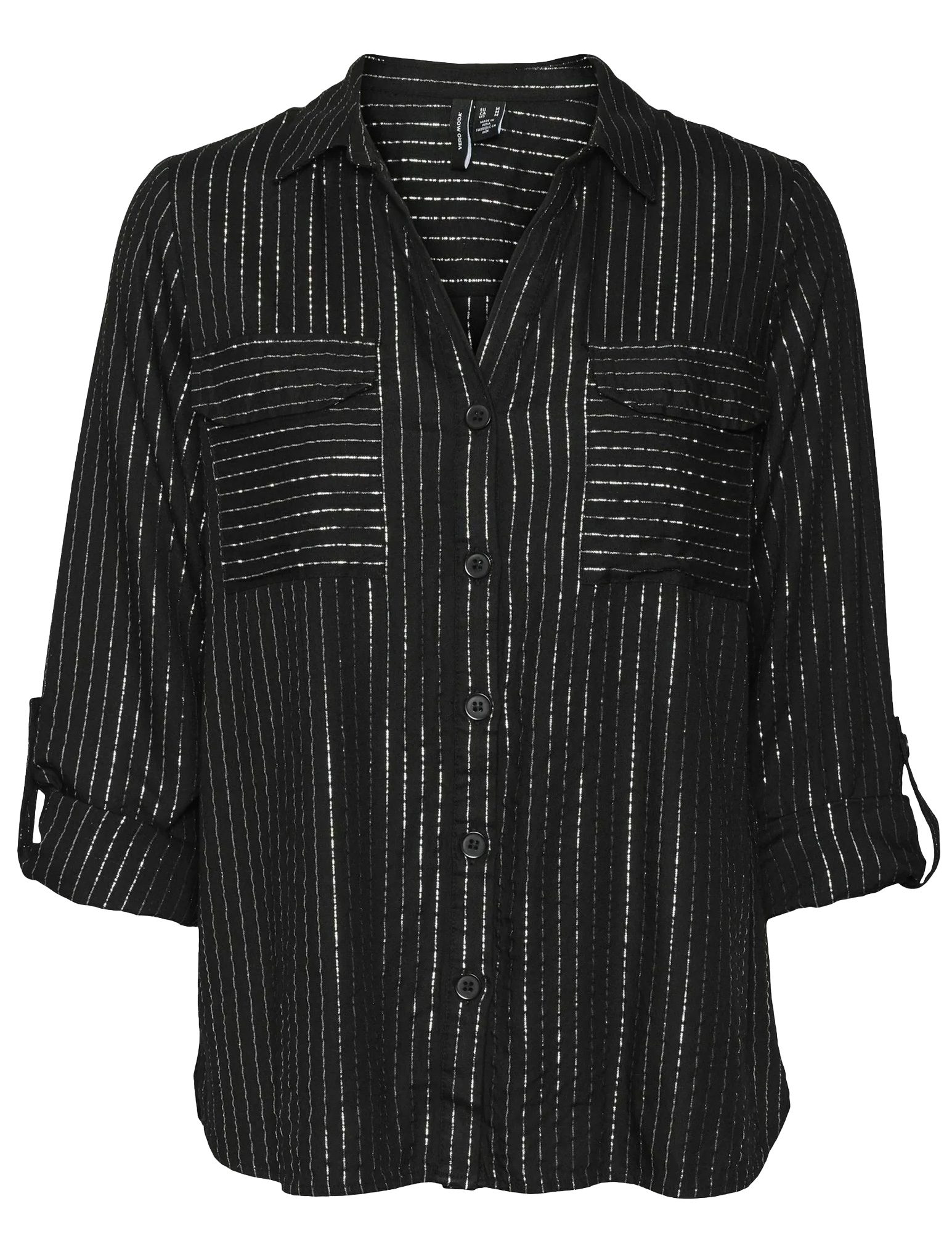 Vero moda Blouse Bumpy 10321777 Zwart