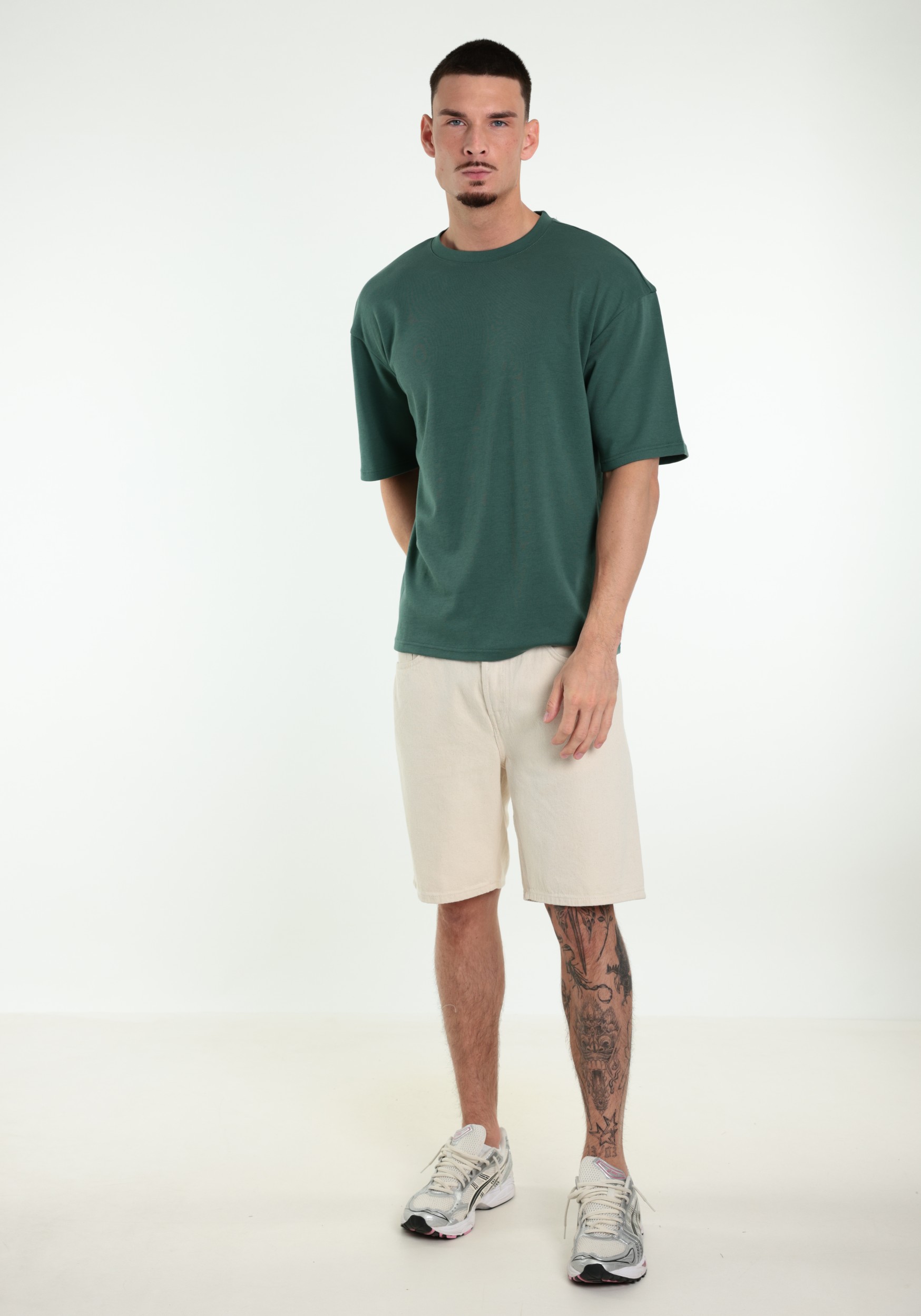 ONLY & SONS T-shirt Caspian airflex 22031940 Midden groen