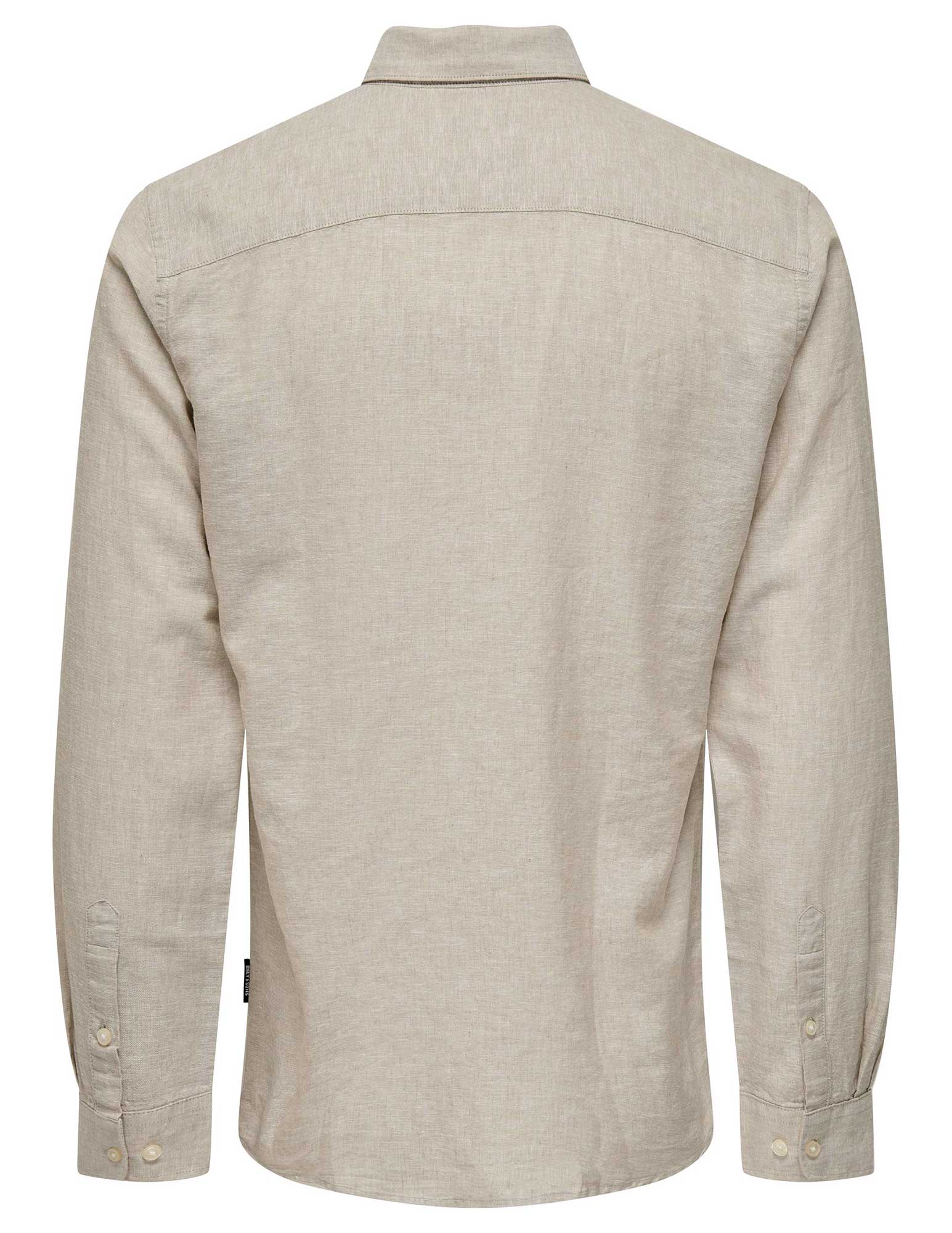 ONLY & SONS Overhemd Caiden 22012321 Zand