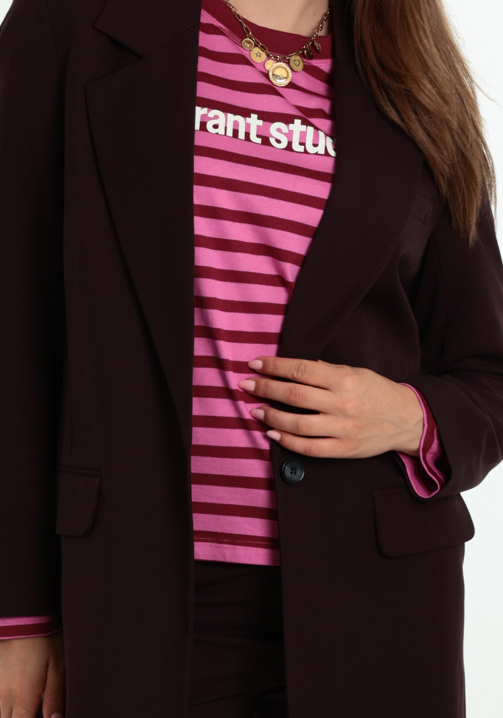 ONLY Blazer Hattie-lana 15318088 Donker Paars