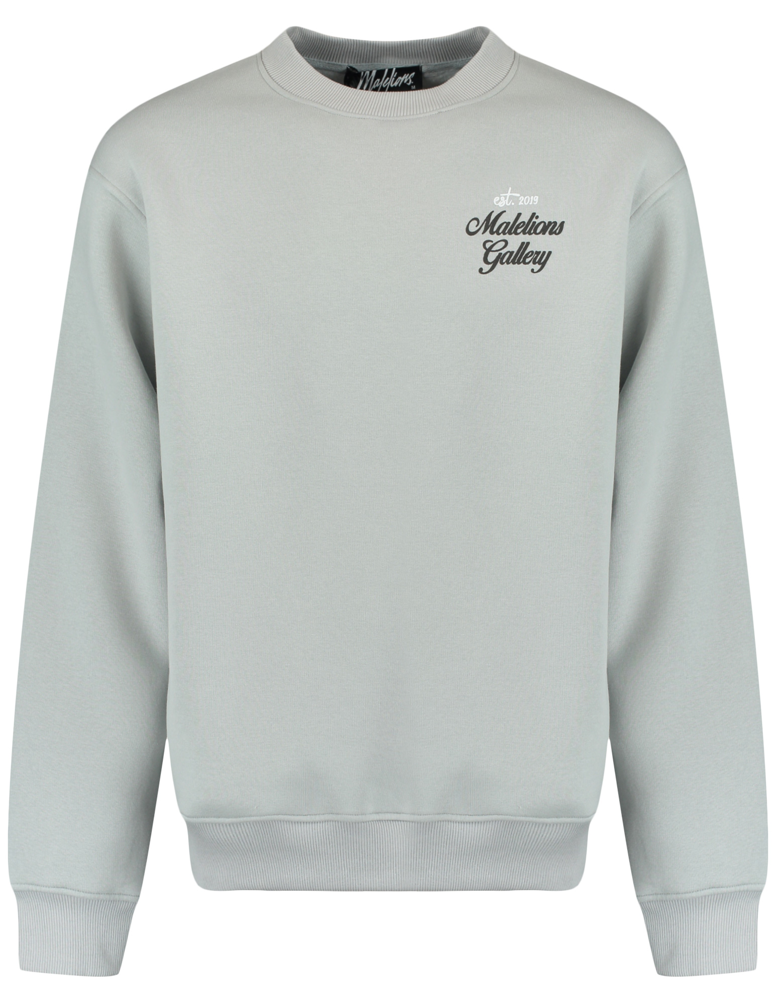Malelions Sweater Gallery MM2-AW25-34 Licht blauw