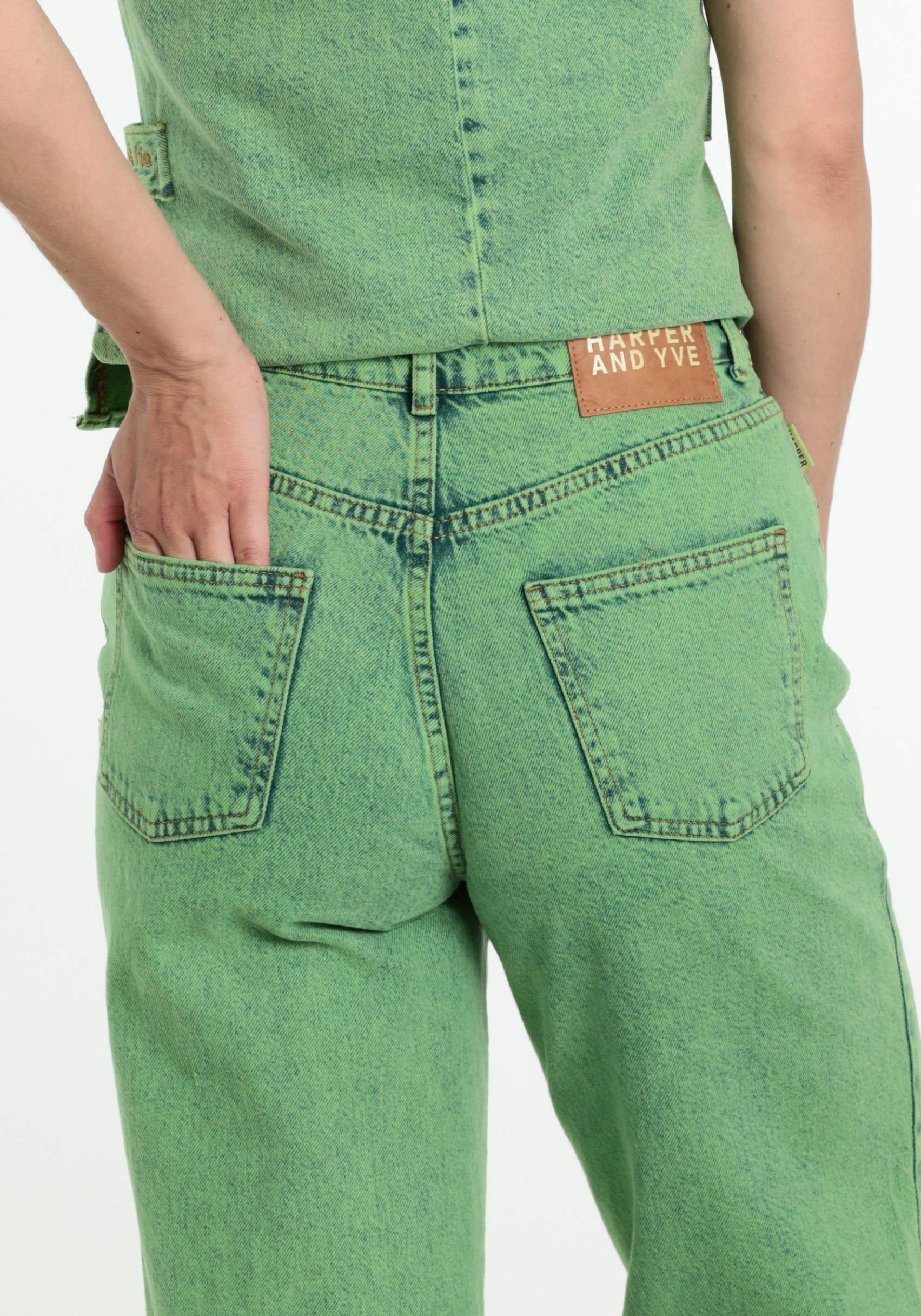 Harper & Yve Jeans Yve HS6D106 Groen