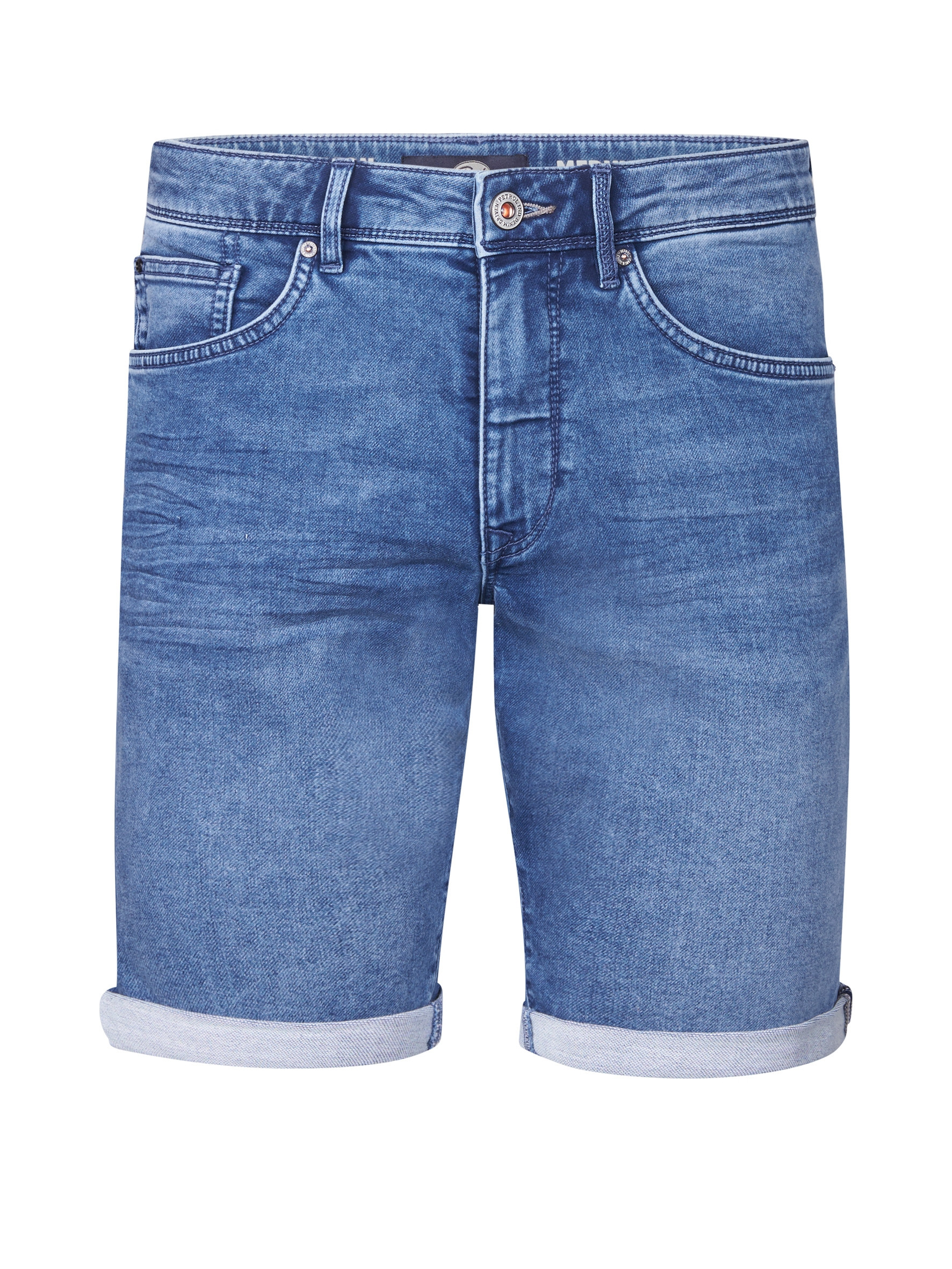 Petrol Denim short M-ROS-SHO001 Jeans blauw