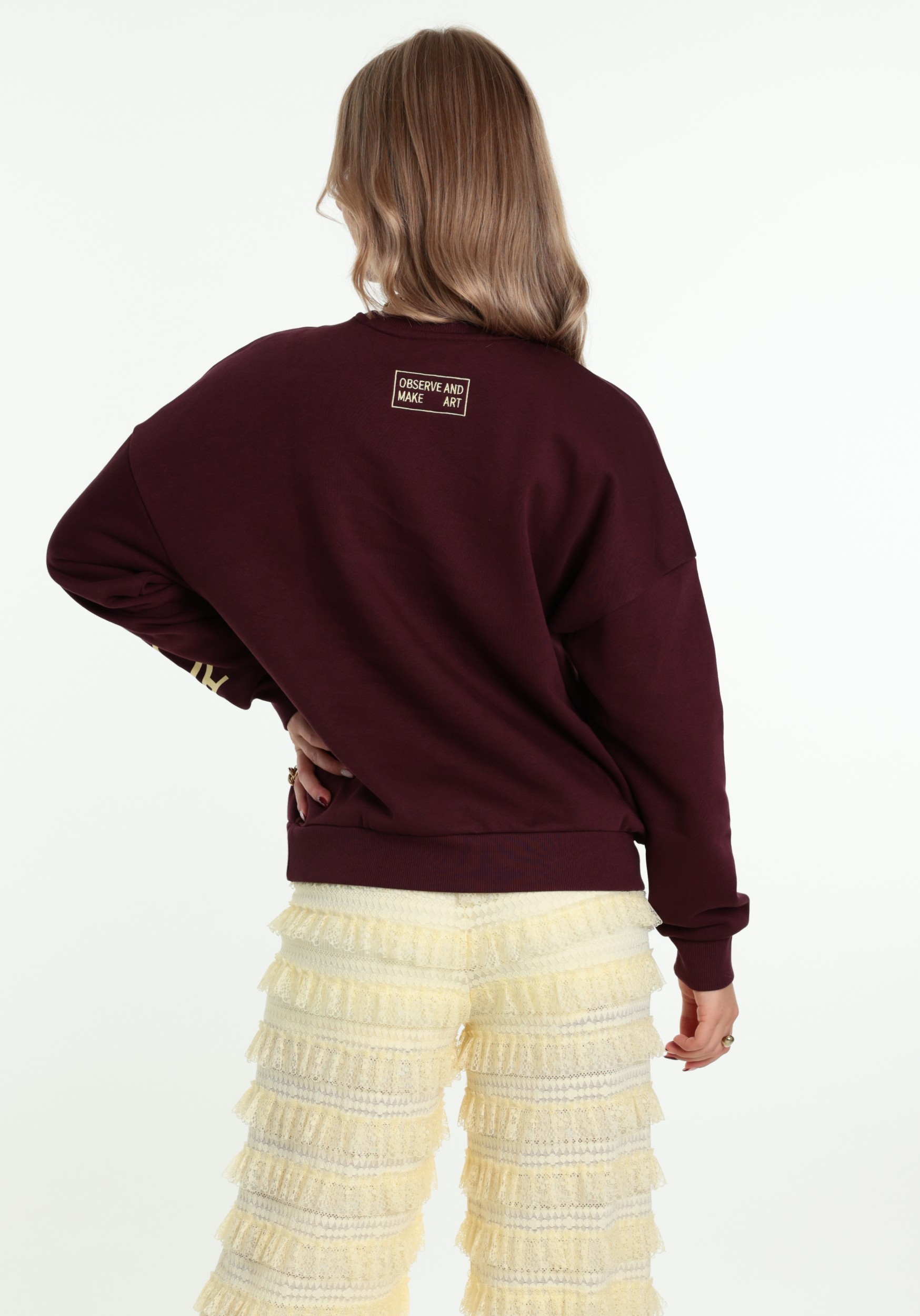 ONLY Sweater Zenja 15365859 Donker Paars