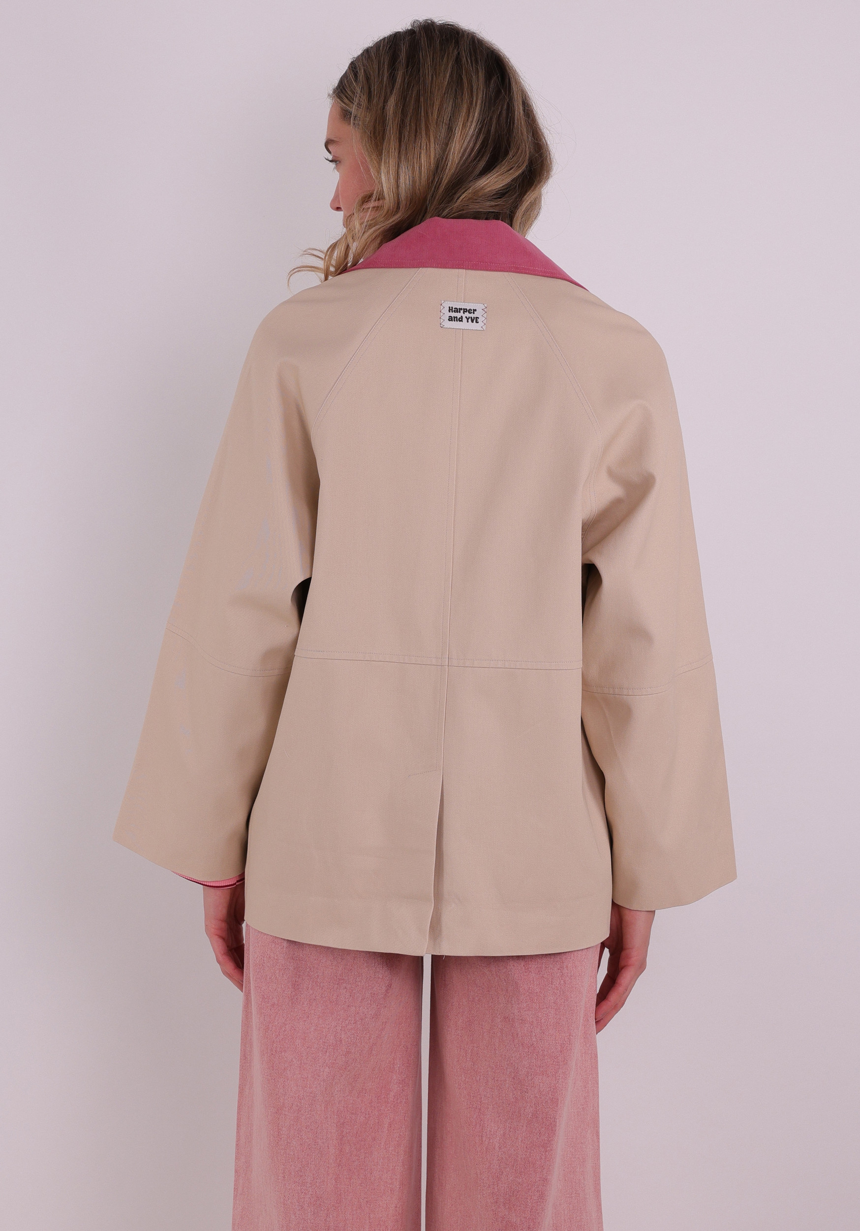 Harper & Yve Jacket Mees SS6N202 Zand