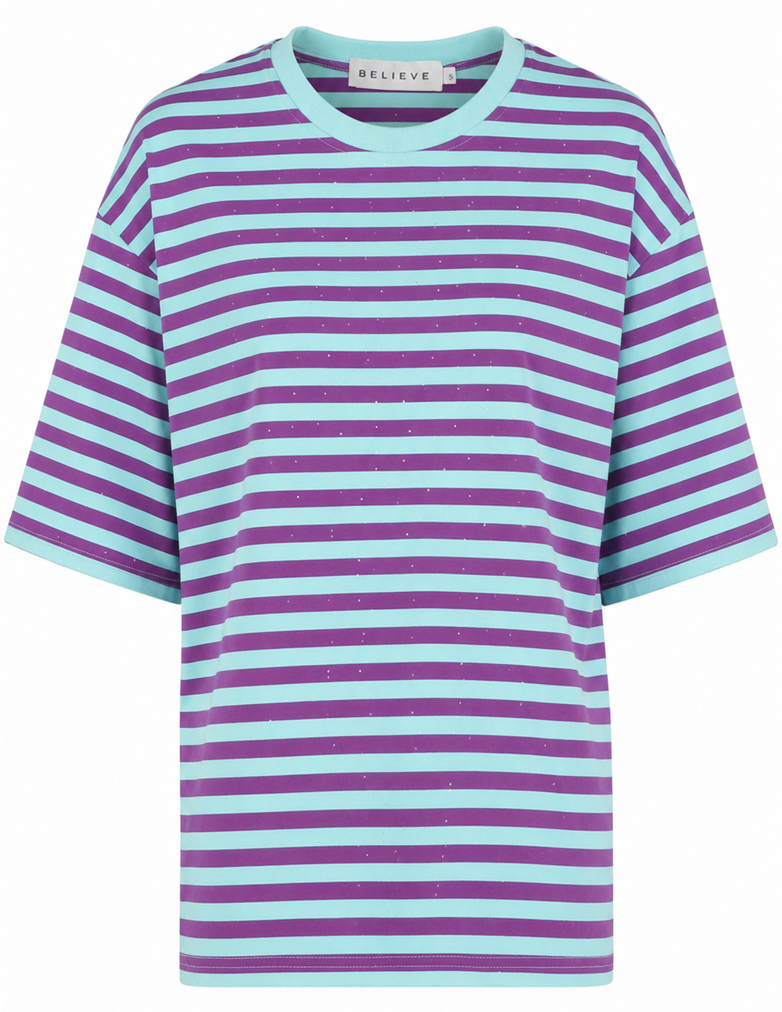 BELIEVE T-shirt Gestreept B-9182-TOP