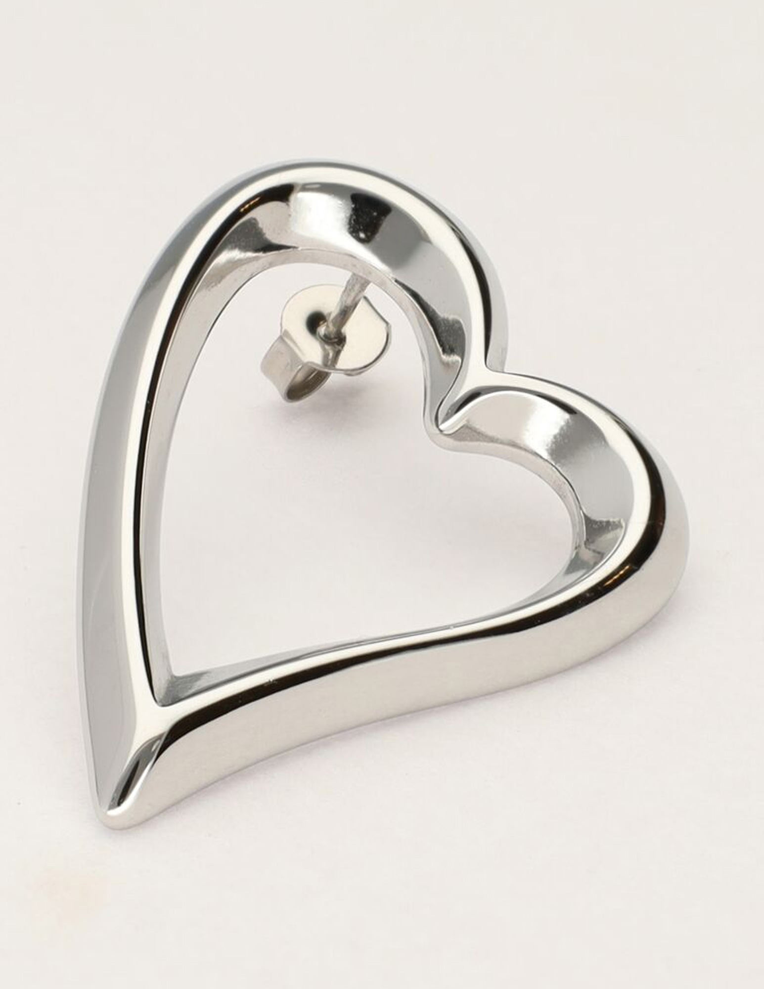 My Jewellery Oorbellen open heart MJ11325 Zilver