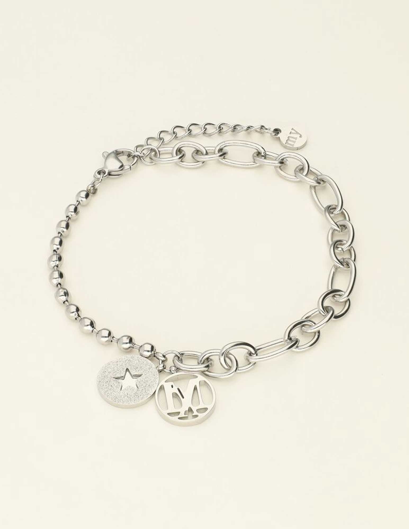 My Jewellery Schakelarmband bedels MJ09363 Zilver