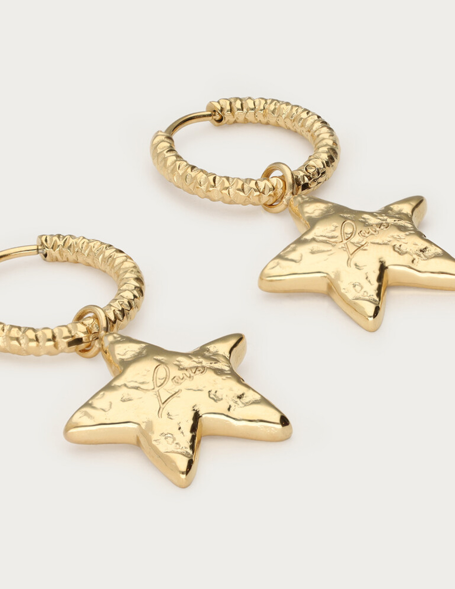 My Jewellery Bold oorringen met ster MJ14315 Goud