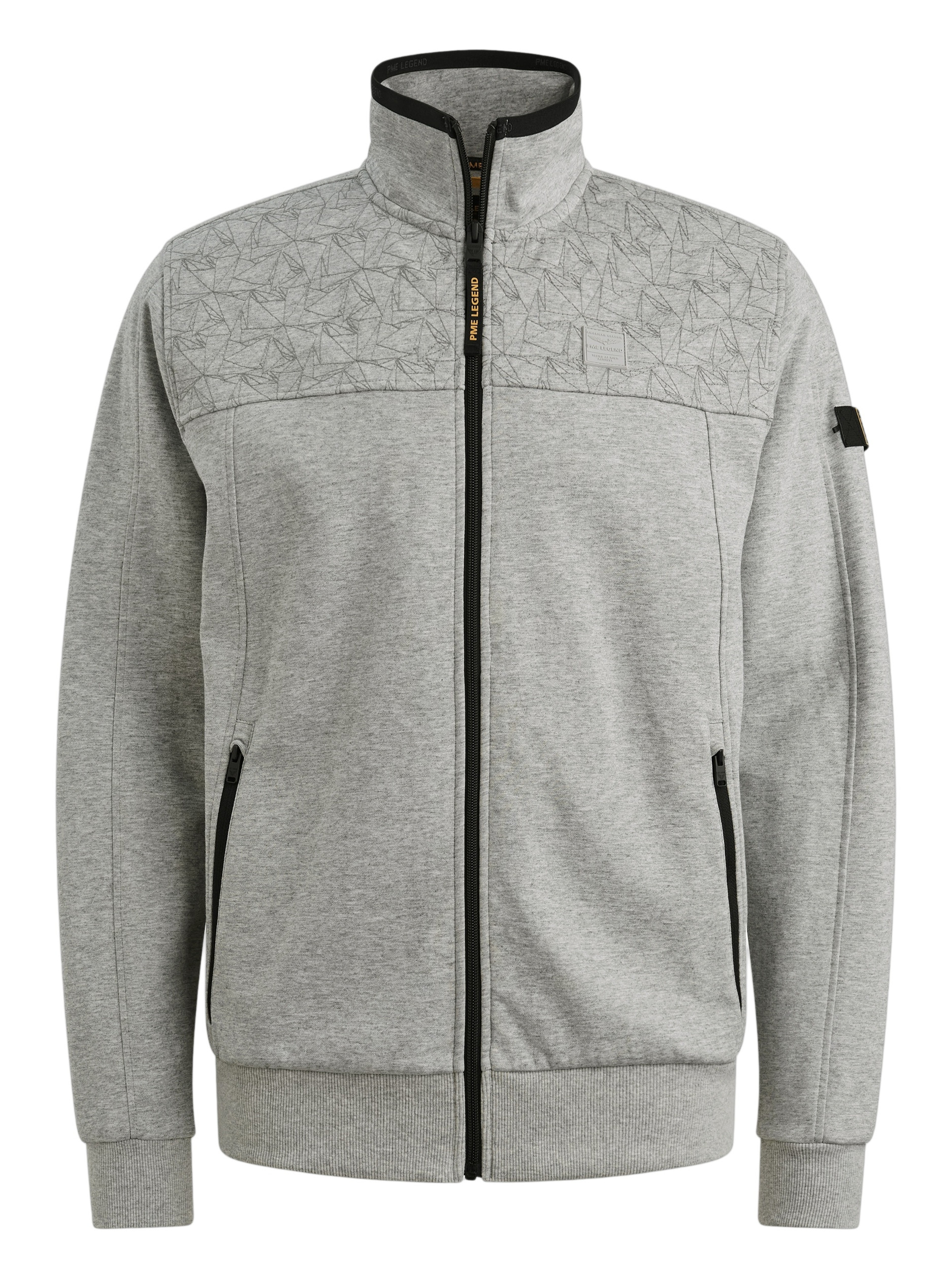 PME Legend Vest Interlock PSW2511475 Licht grijs