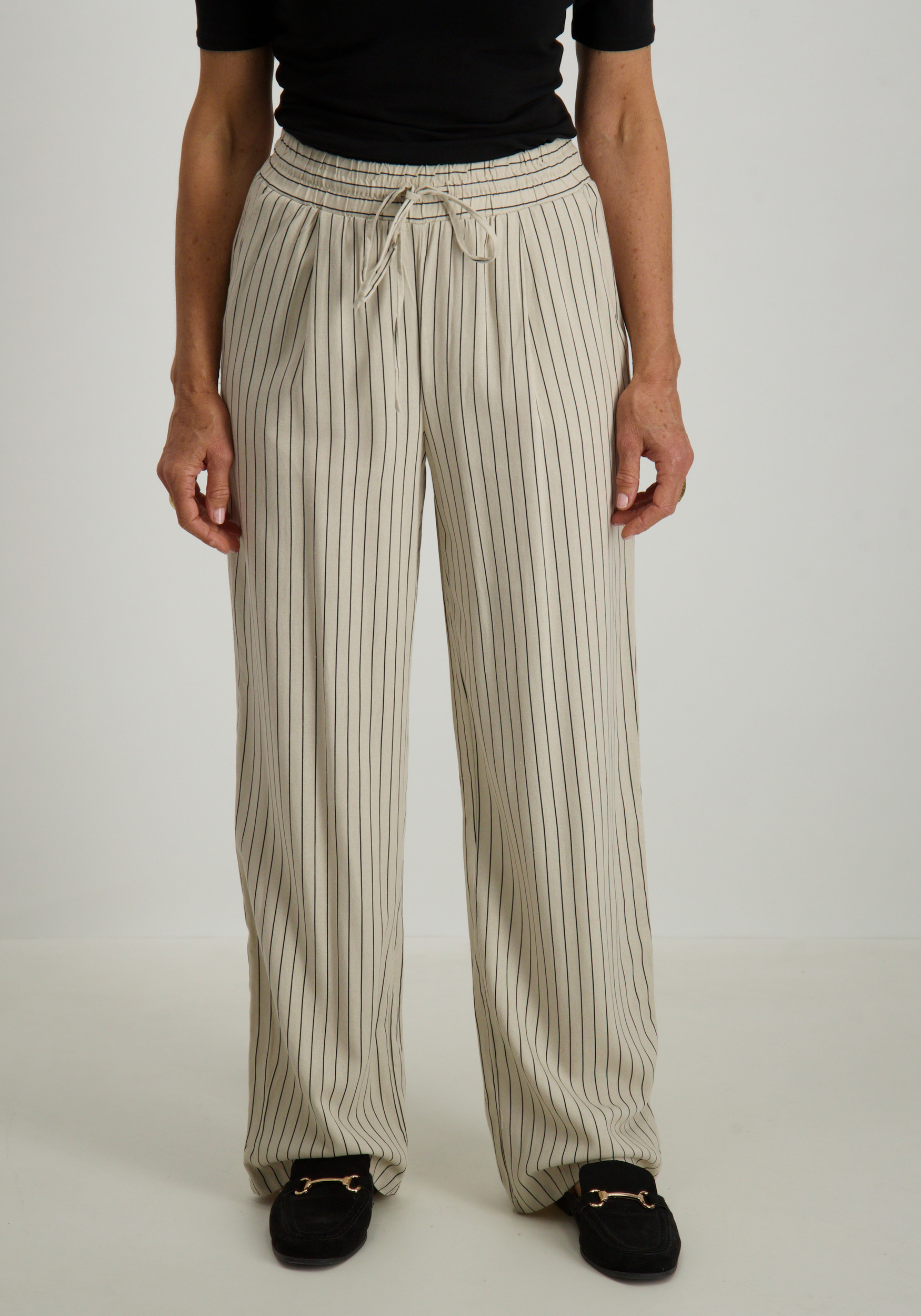 Vero moda Broek Jesmilo 10287363 Donker beige