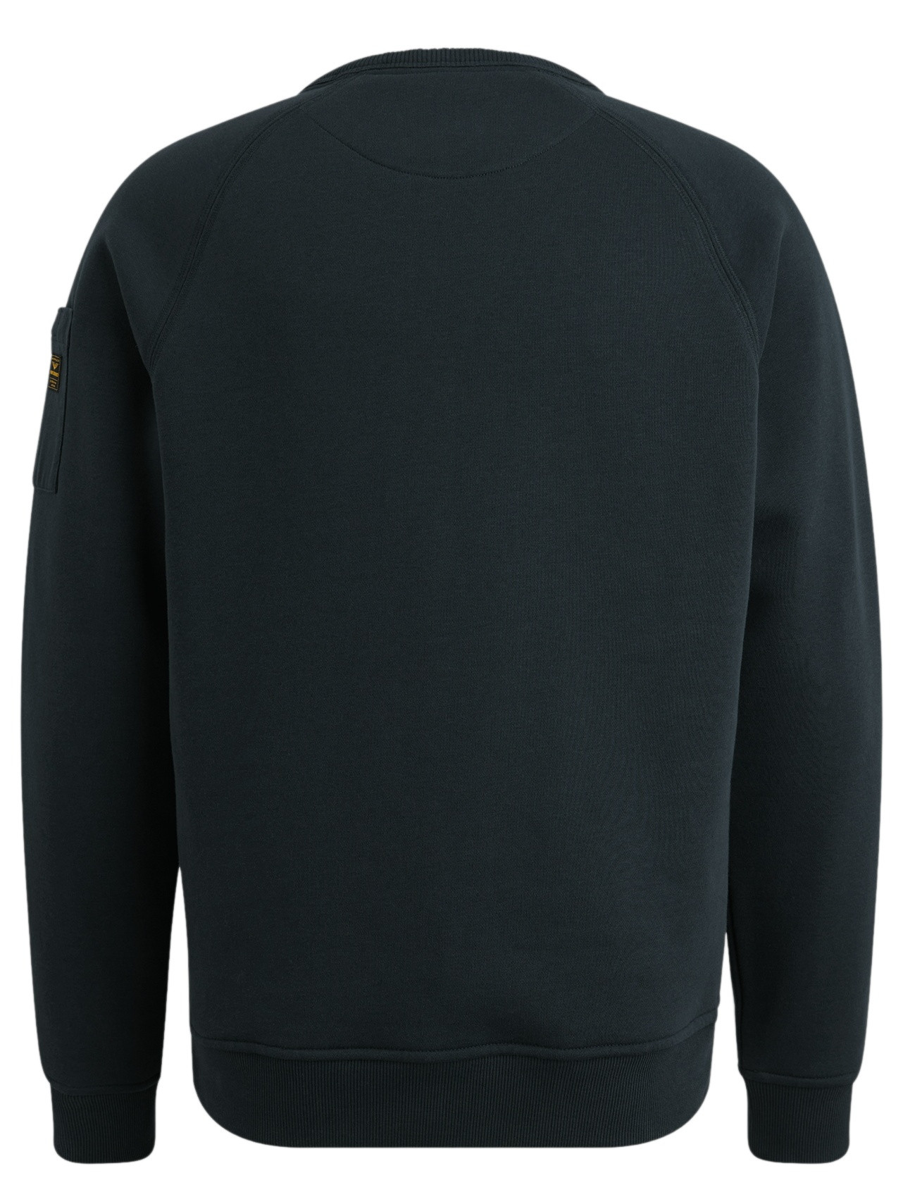 PME Legend Sweater met logo PSW2508453 Donker blauw