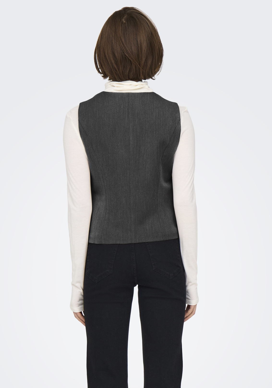 Only Gilet Iris-hattie 15331287 Donker Grijs