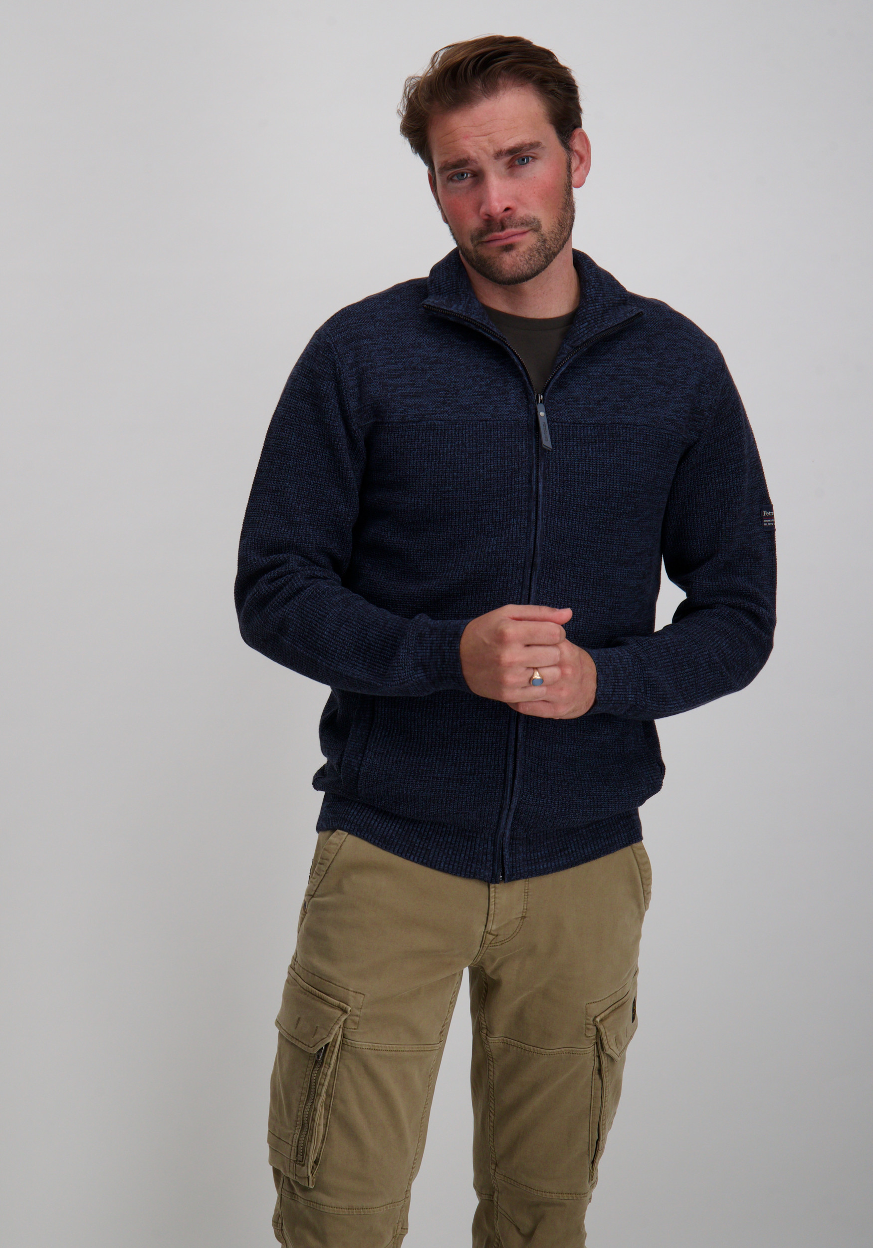 Petrol Vest M-3050-KWC285 Blauw