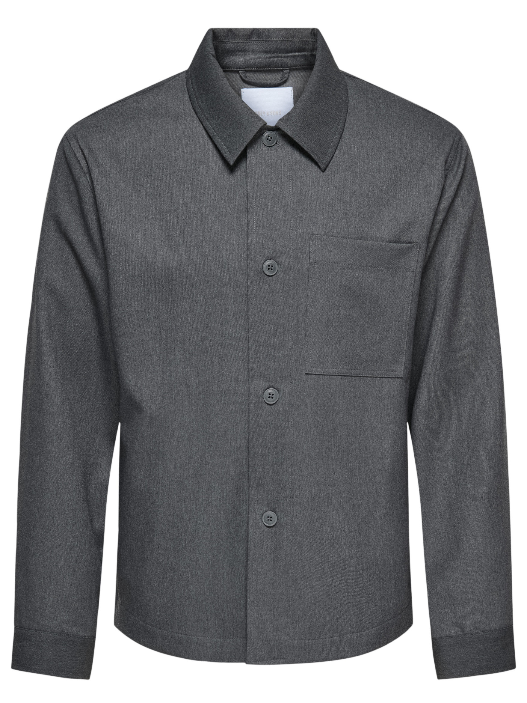 ONLY & SONS Overshirt Miro 22034289 Donker Grijs