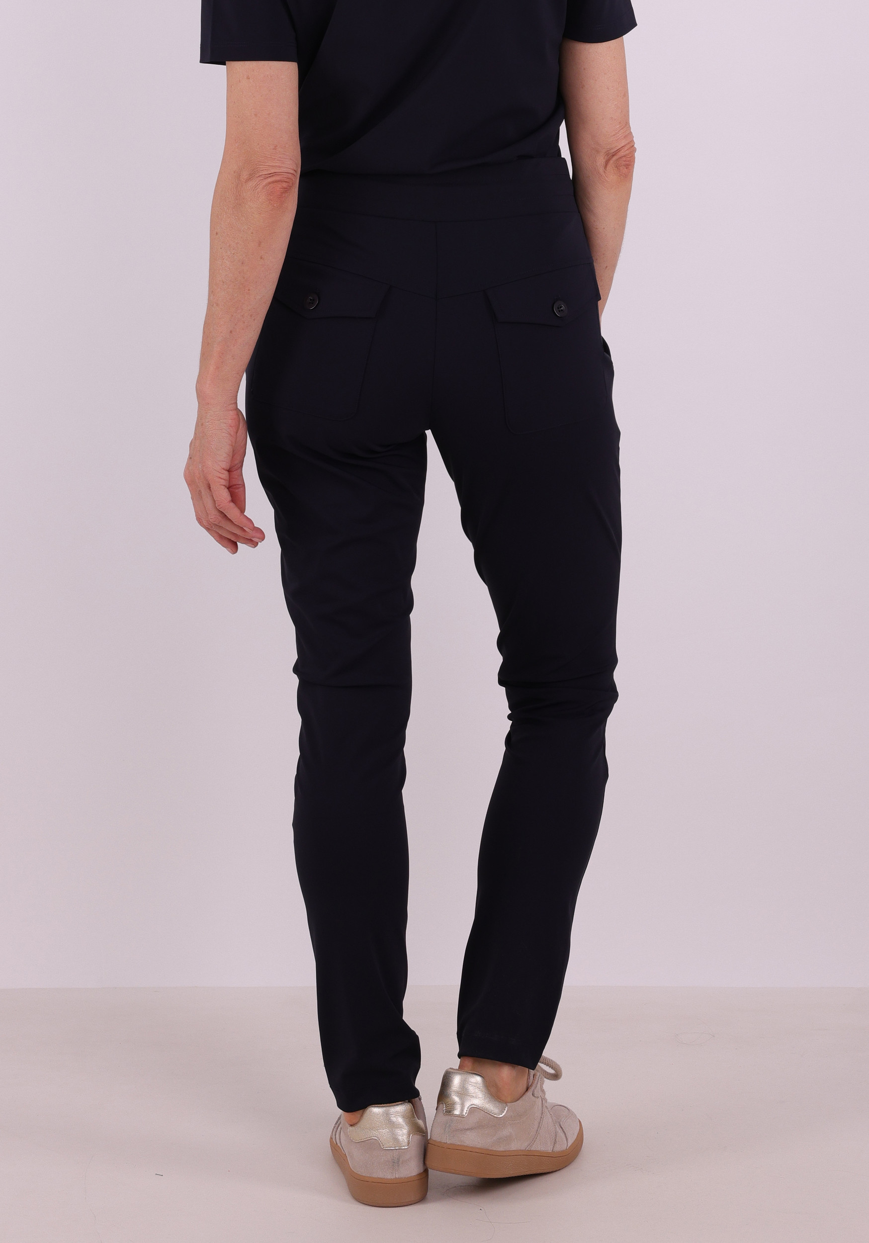 Zoso Broek Amber Donker blauw